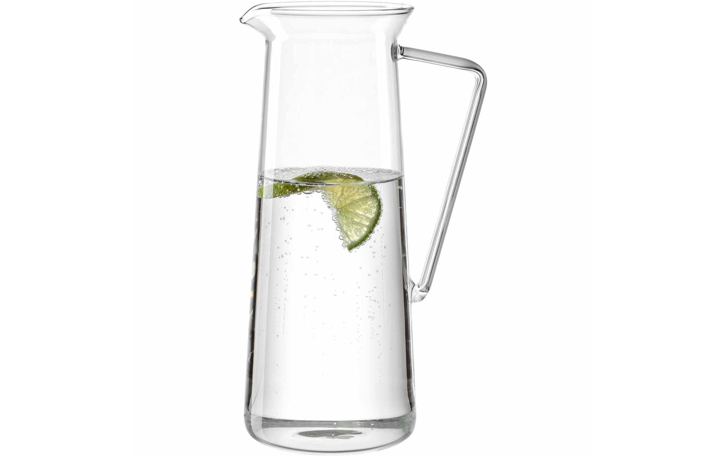 LEONARDO Krug – 1,1 l, Ø 9,6 cm, H 24,0 cm, Glas, Transparent, spülmaschinenfest