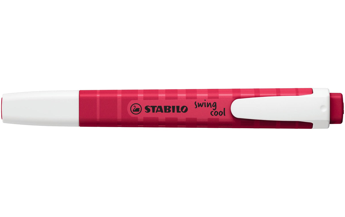 STABILO Swing Cool Textmarker – Burgunderrot, Spitze 1 mm