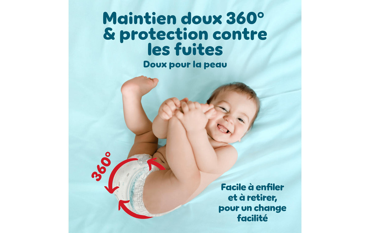 Pampers Windelhose Premium Protection – Gr. 3 (6–11 kg) – 192 Stk – Monatsbox – weiss