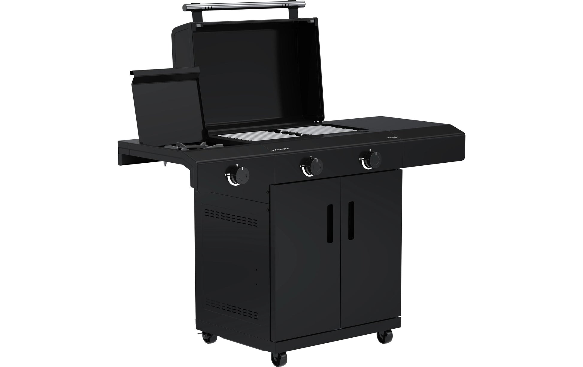 OUTDOORCHEF Gasgrill Heat C-265 – 2 Brenner, 10 100 W – Schwarz