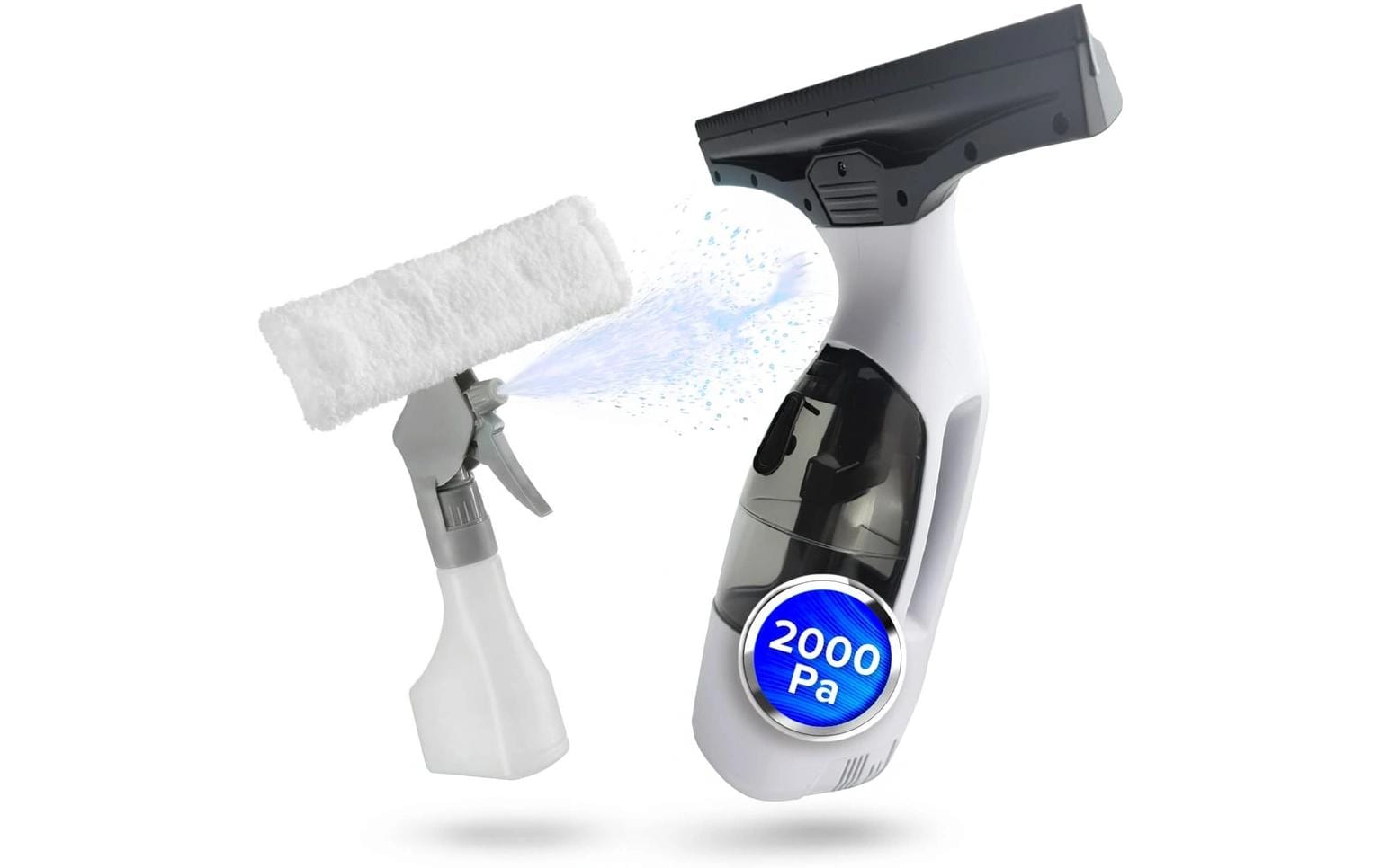 Lumaland CLEANmaxx Fenstersauger – Akku, 30 min, 0,30/0,15 l
