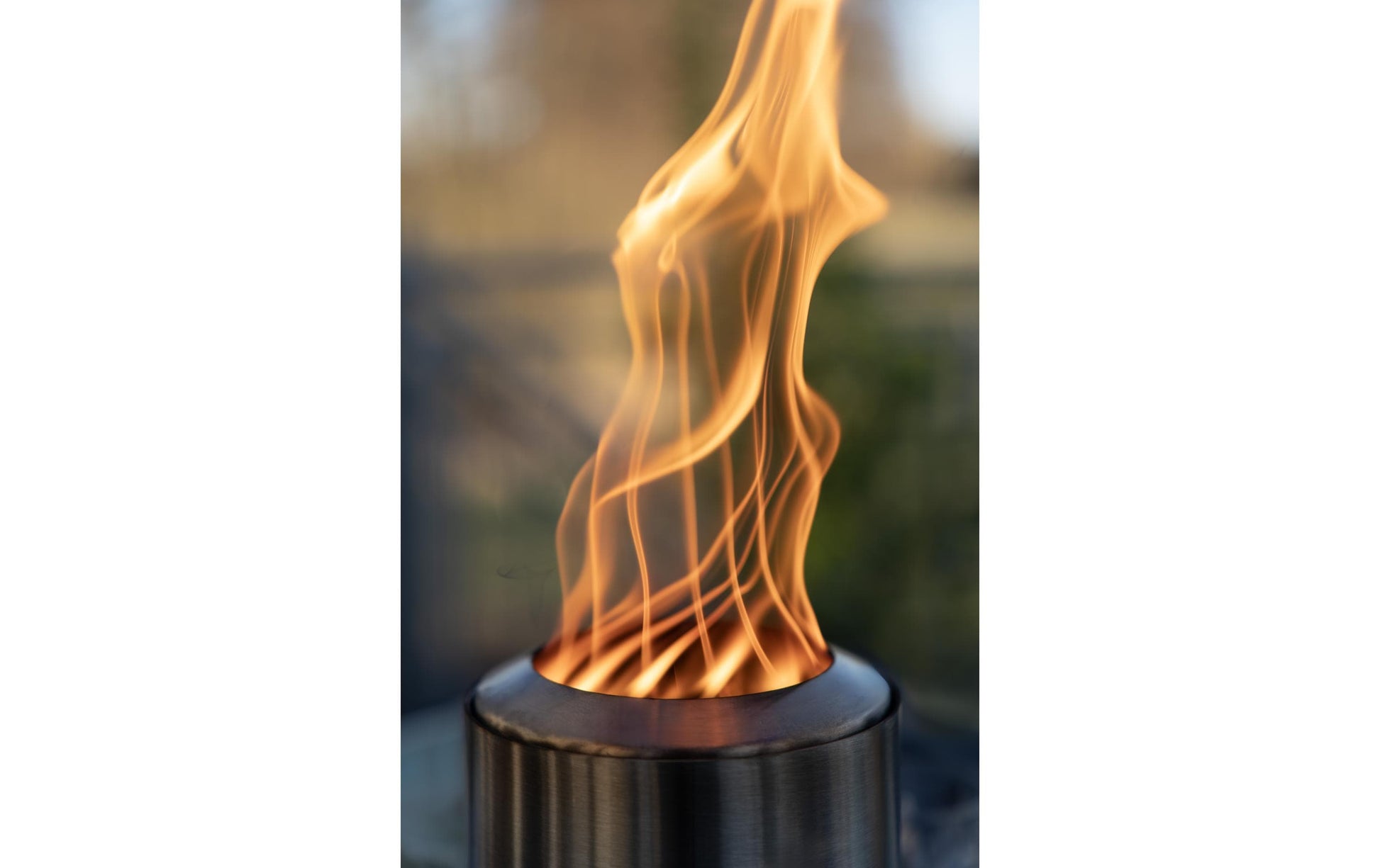 OUTDOORCHEF Feuerschale – Ø 14,2 × 20,5 cm – Edelstahl, Silber