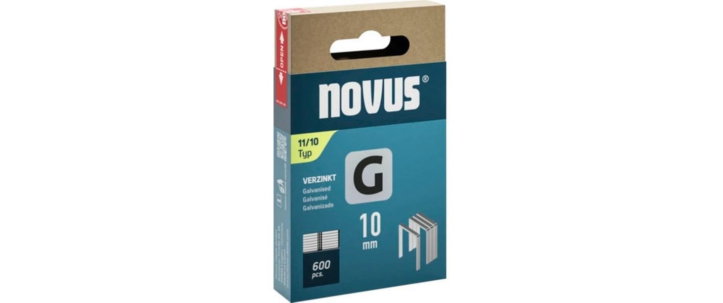 Puag Flachdrahtklammern – Typ G11, 10 mm, 600 Stk., grau – für J-25, J-29, J-033 (u. a.)
