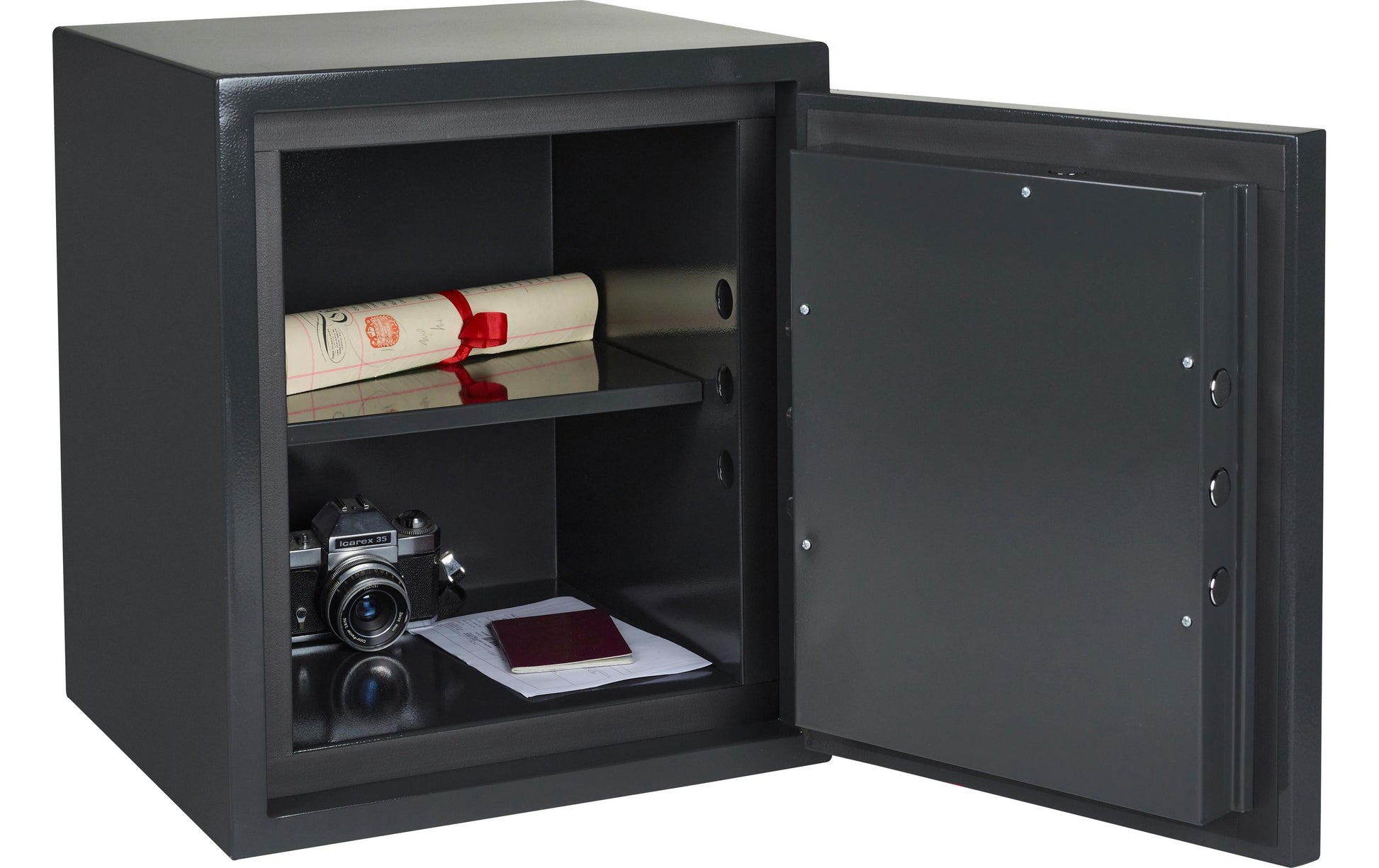 Yale Tresor YEN – Elektronikschloss – 36 l – Feuerschutz 60 min, wasserfest – VdS II – Schwarz