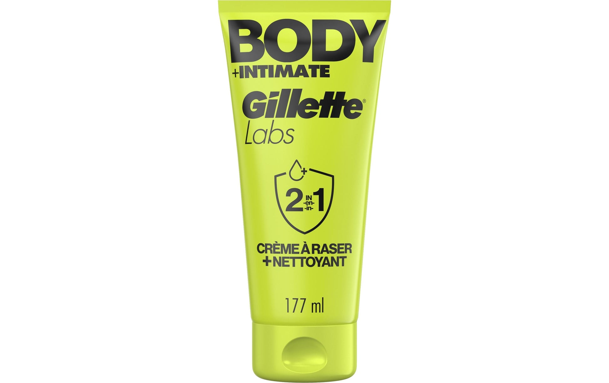 Gillette Rasiercrème Labs Body Intim – für empfindliche Haut – 177 ml