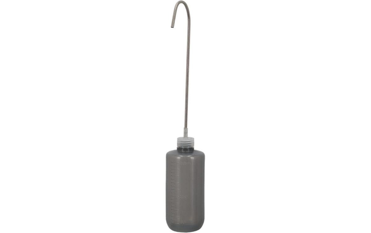 Esschert Design Giesskanne 0,5 l, Ø 7,2 cm × 41,2 cm, grau, Edelstahl, mit Sprinklerkopf