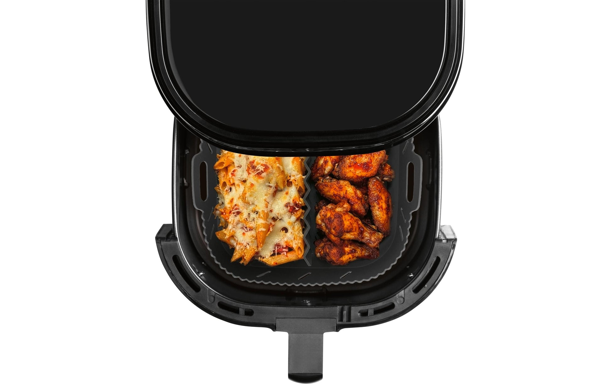 Gourmetmaxx Silikonform für Heissluftfritteusen – 21 × 21 × 8 cm, Silikon, Anthrazit