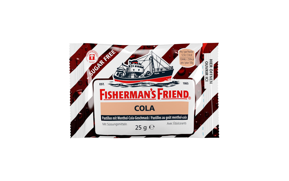 Fisherman-s Friend Lutschbonbons – Menthol-Cola – 25 g