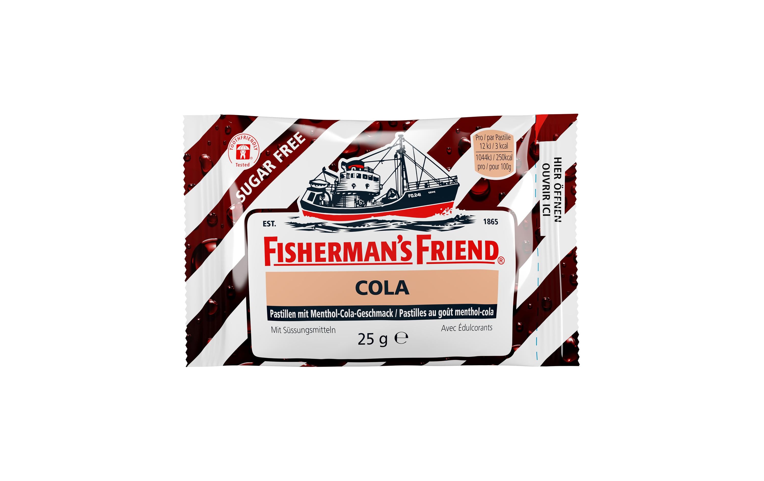 Fisherman-s Friend Lutschbonbons – Menthol-Cola – 25 g