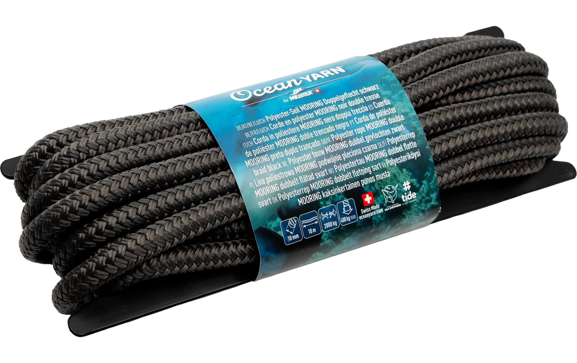 Meister Schnur – Ø 10 mm, 10 m, Recyceltes Polyester, schwarz