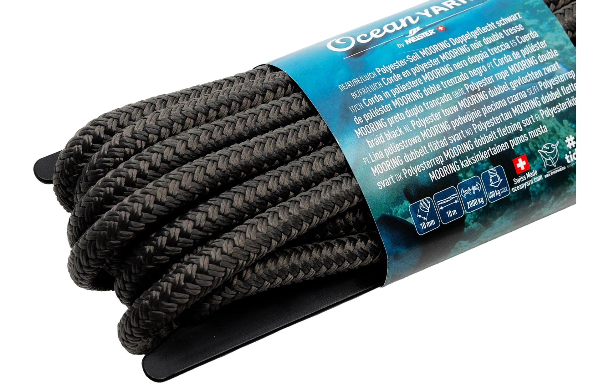 Meister Schnur – Ø 10 mm, 10 m, Recyceltes Polyester, schwarz
