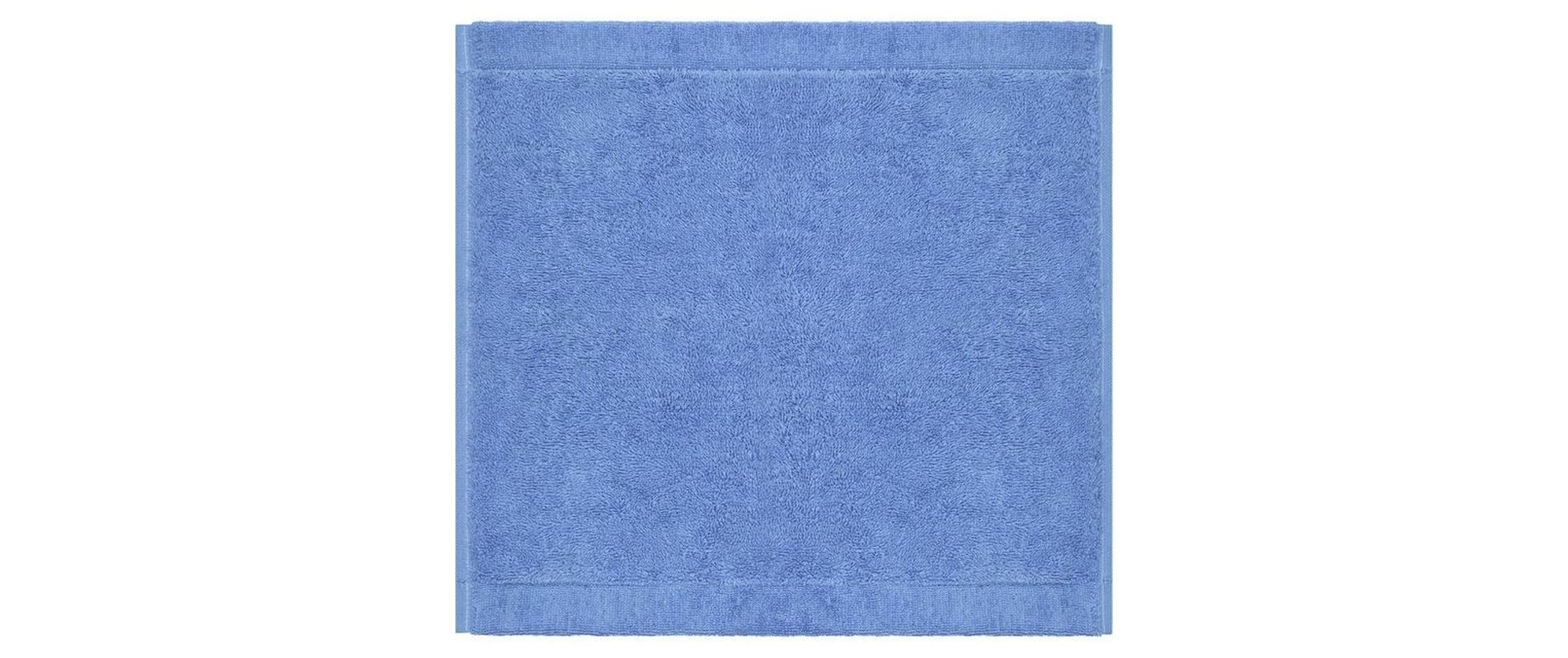 Cawö Waschlappen Lifestyle – 30×30 cm, Baumwolle, Blau