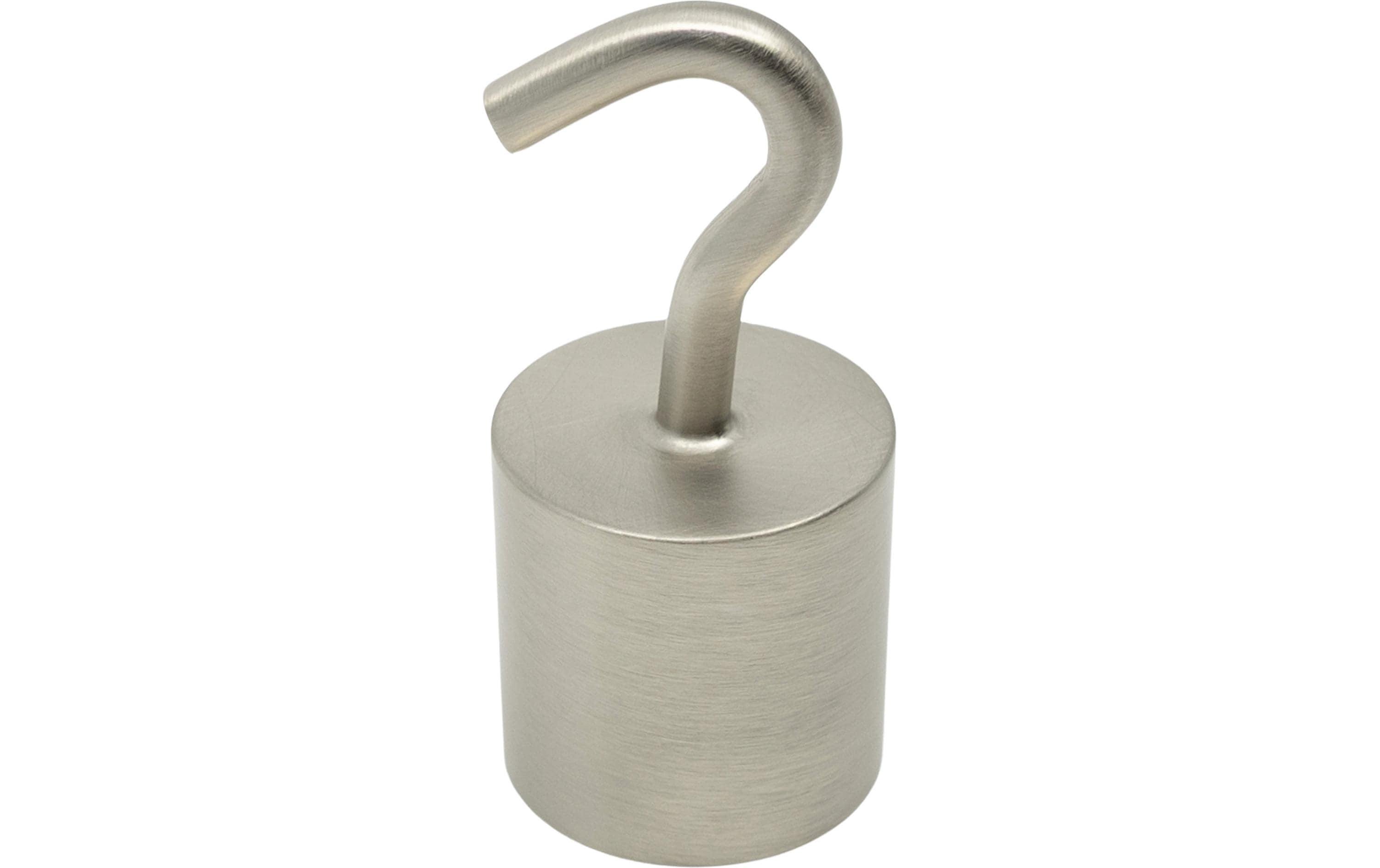 Meister Seilendkappe/Haken – Ø 30 × 70 mm, Metall, Nickel matt