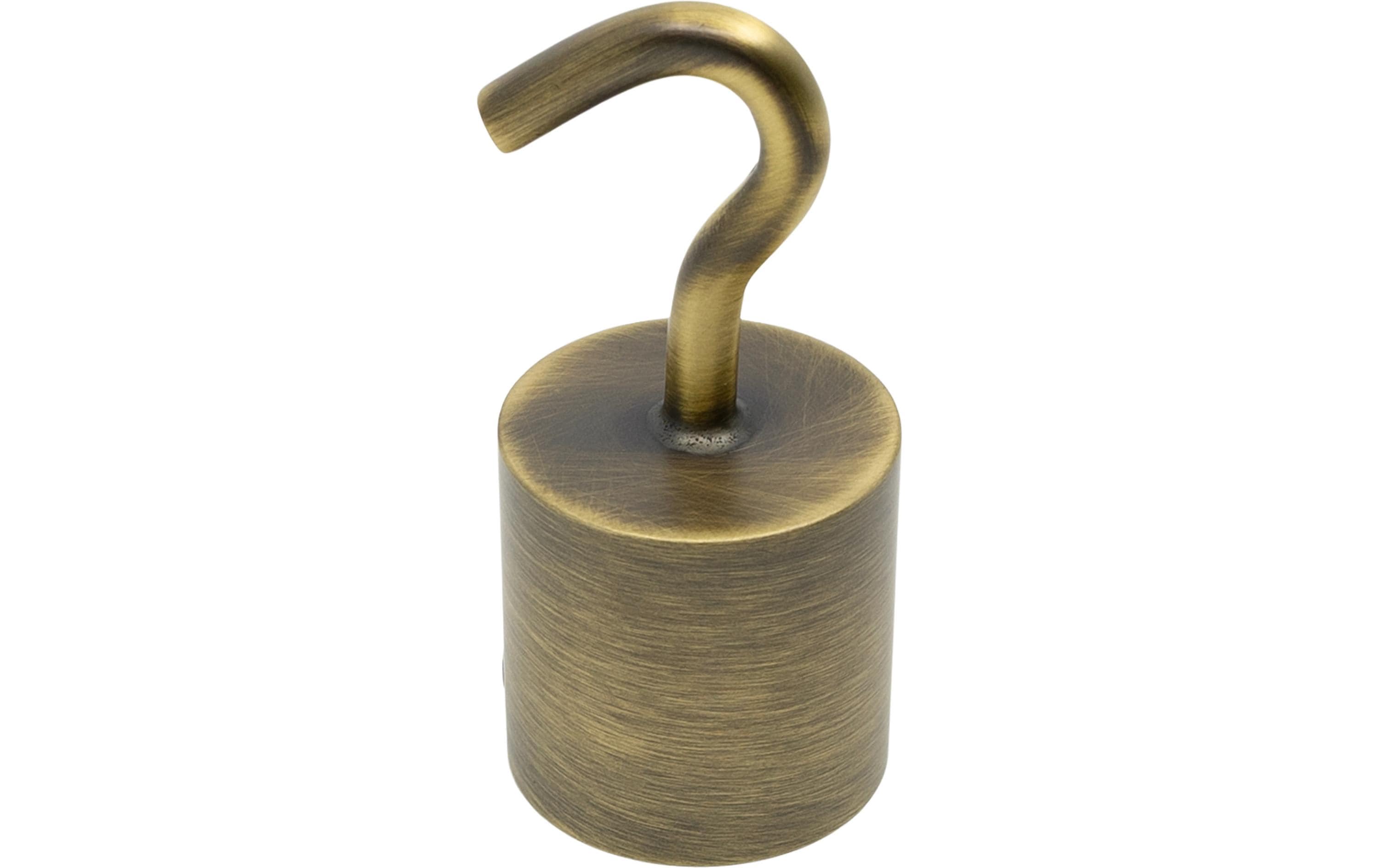 Meister Seilendkappe/Haken – Ø 30 × 70 mm, Metall, Bronze