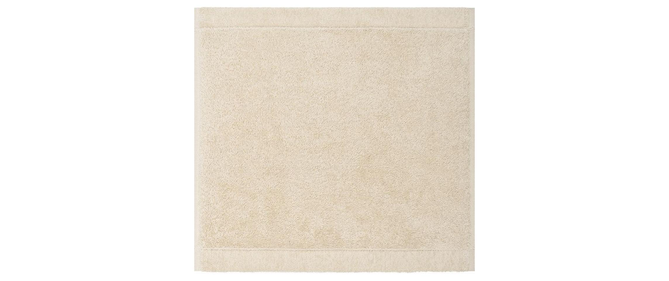 Cawö Waschlappen – 30×30 cm, Baumwolle, Beige