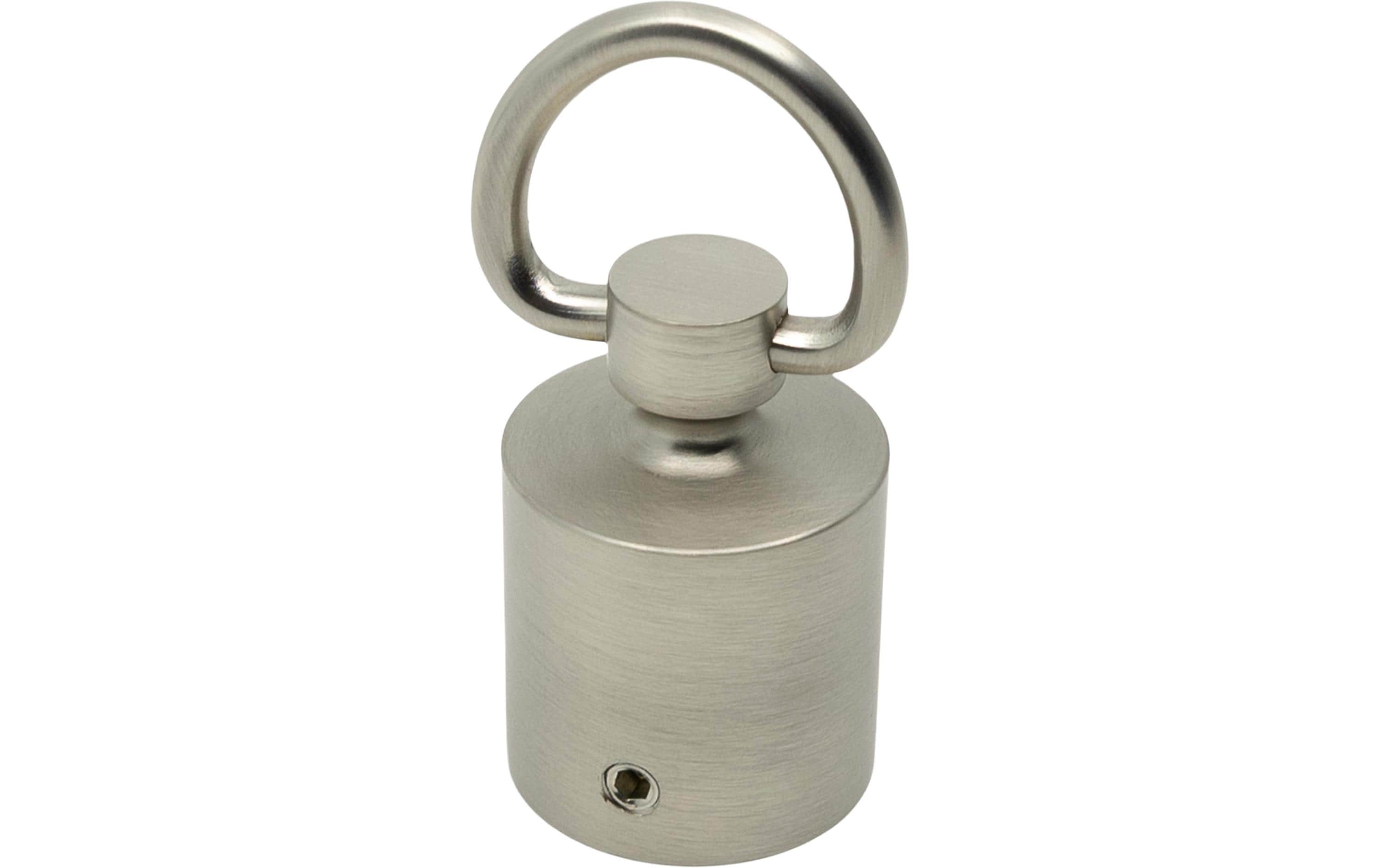 Meister Seilendkappe, Ring – Ø 30 mm, Metall, Nickel matt