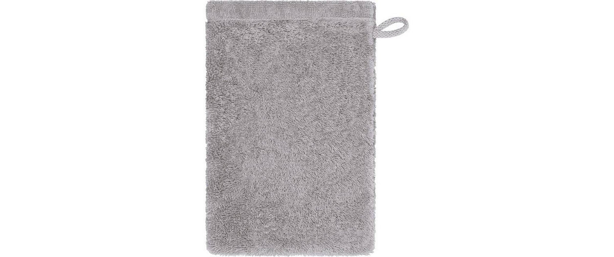 Cawö Waschhandschuh – 16 × 22 cm, Grau, Baumwolle, OEKO-TEX STANDARD 100