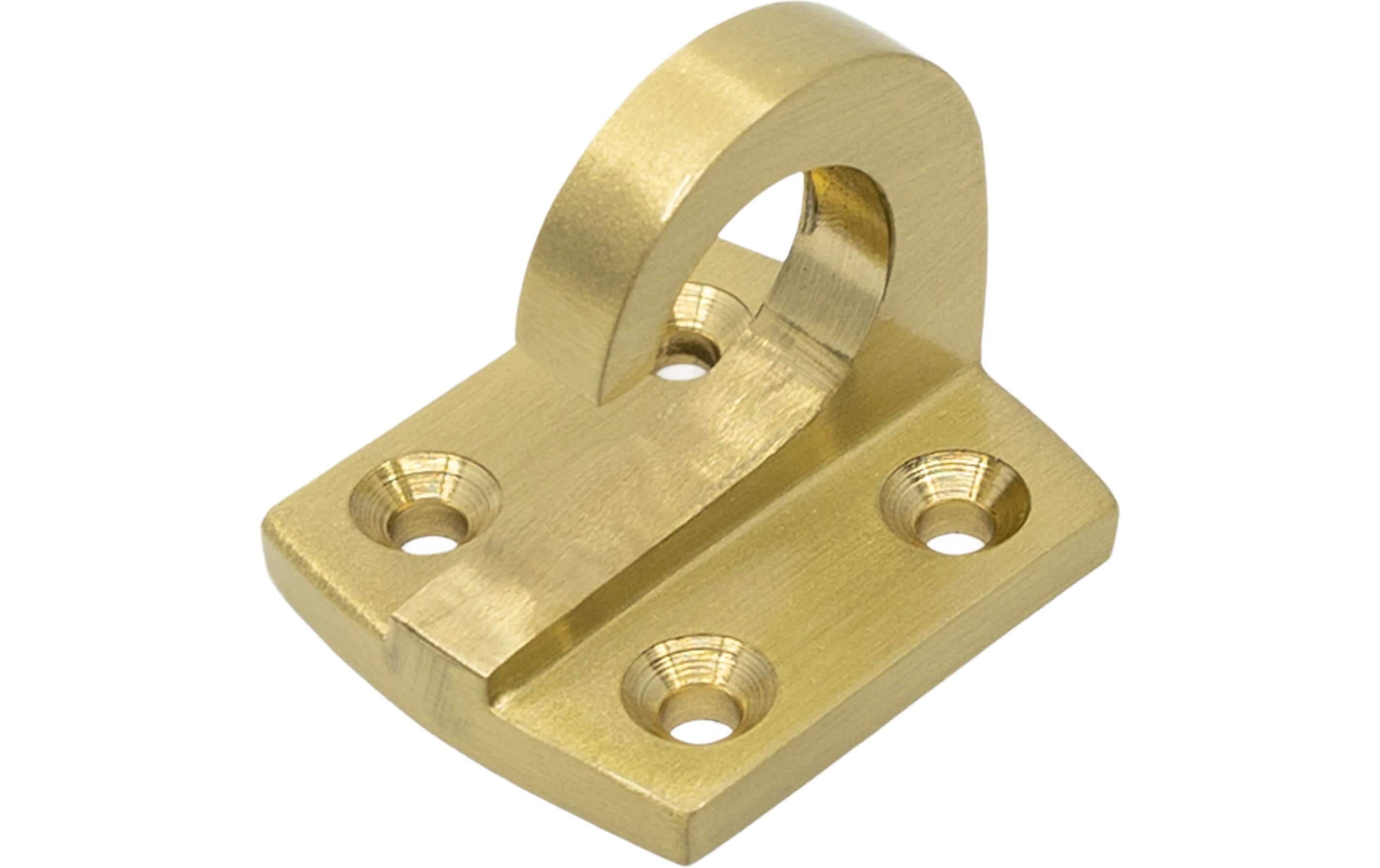 Meister Haken – Metall – messing matt – Ø 4 × 15 mm
