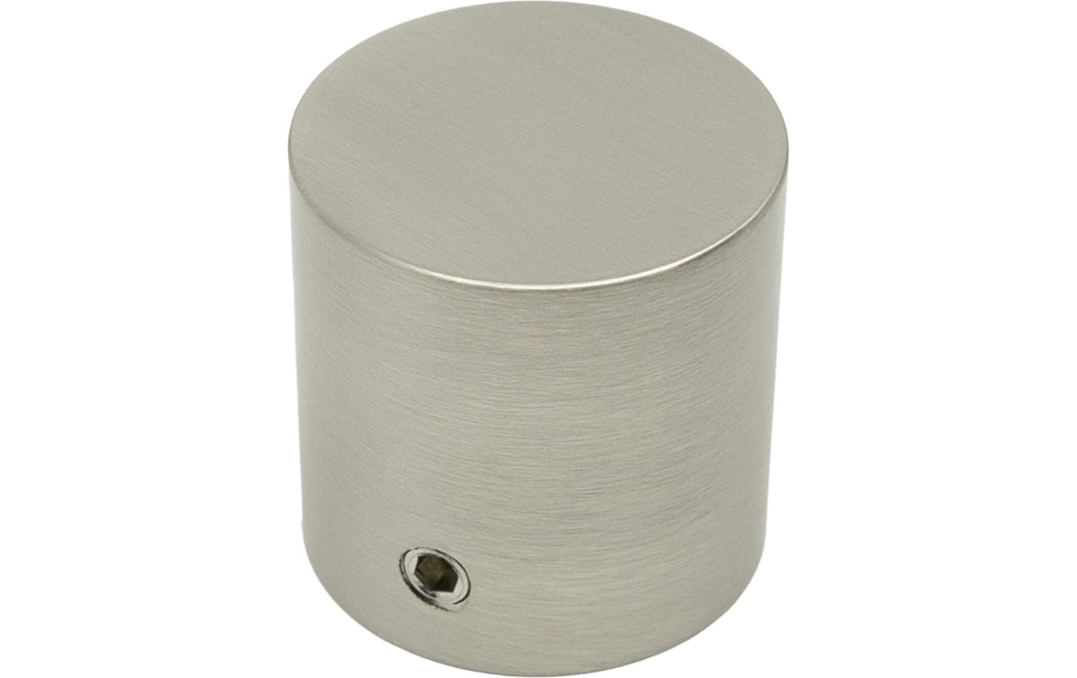 Meister Seilendkappe – Ø 30 × 30 mm, Metall, Nickel matt