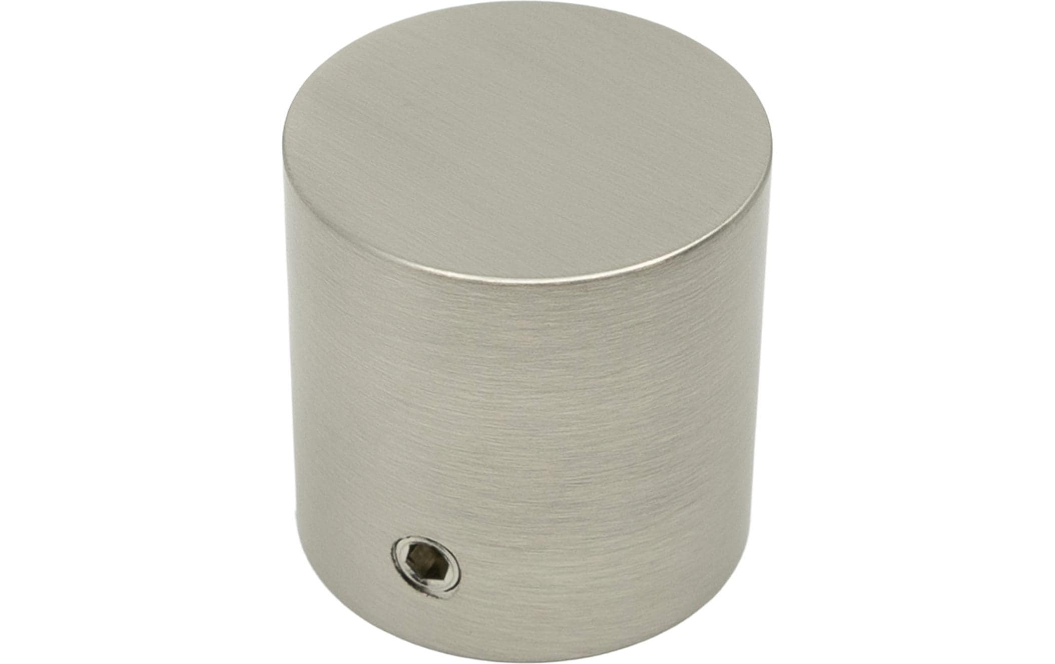 Meister Seilendkappe – Ø 30 × 30 mm, Metall, Nickel matt