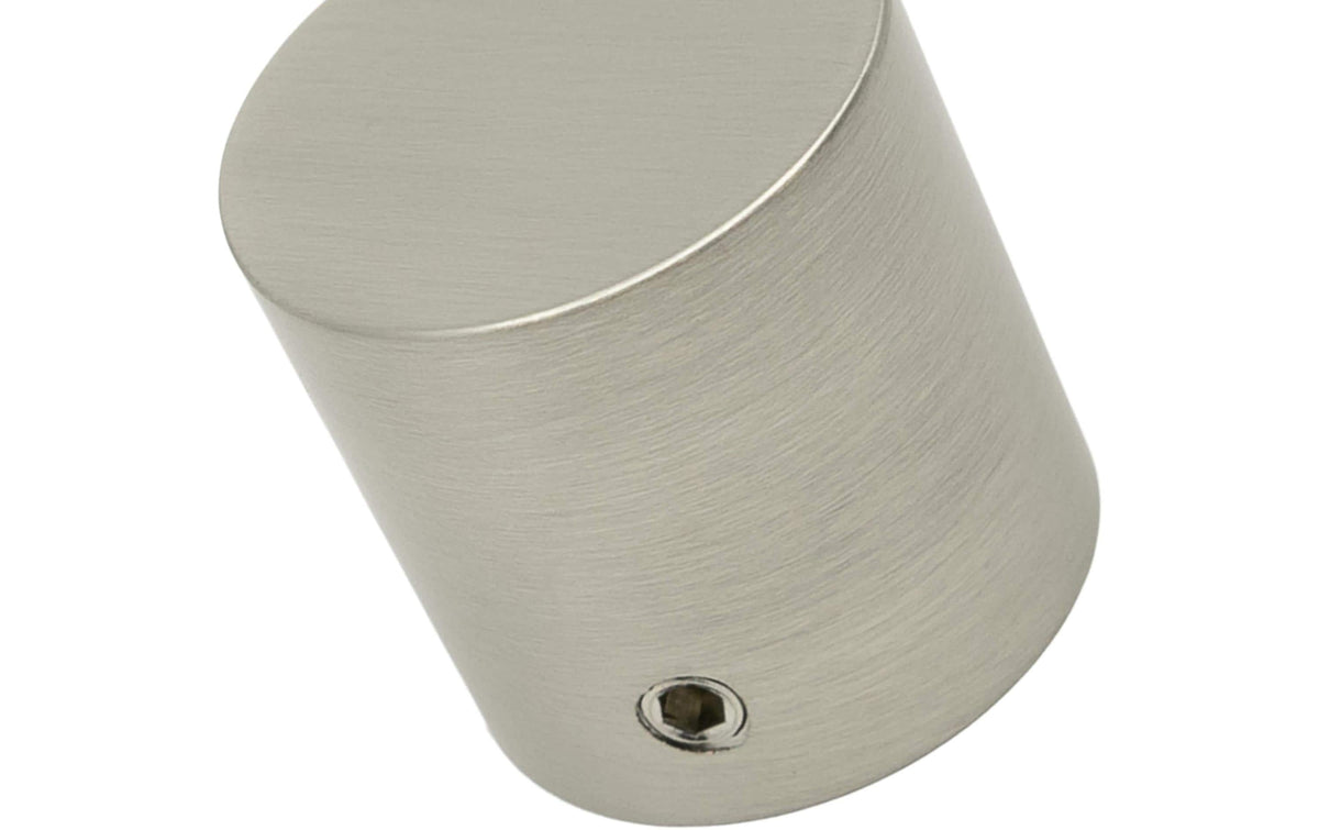 Meister Seilendkappe – Ø 30 × 30 mm, Metall, Nickel matt