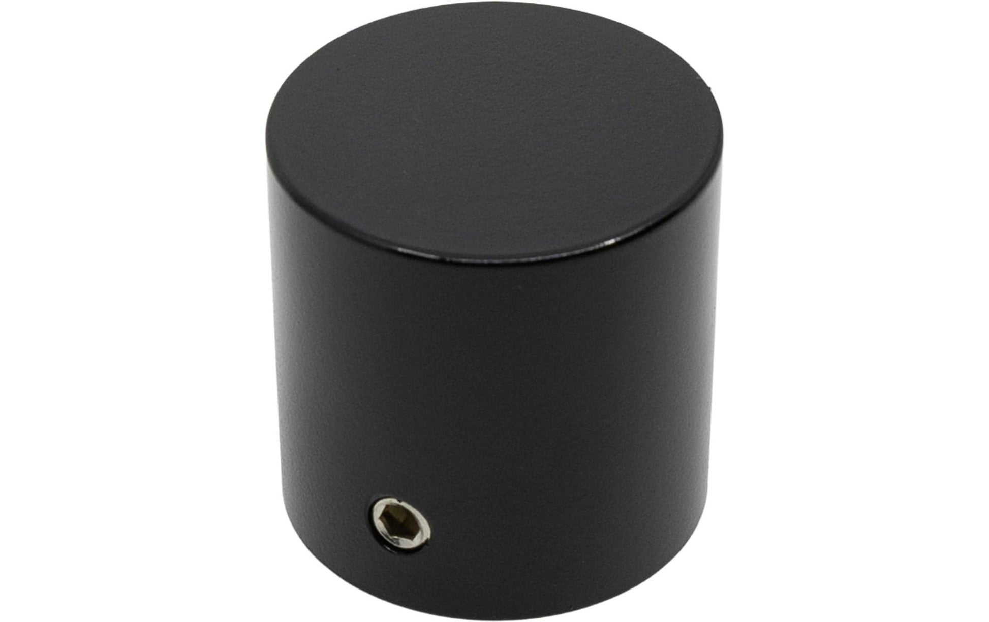 Meister Seilendkappe – Ø 30 mm, Metall, Schwarz