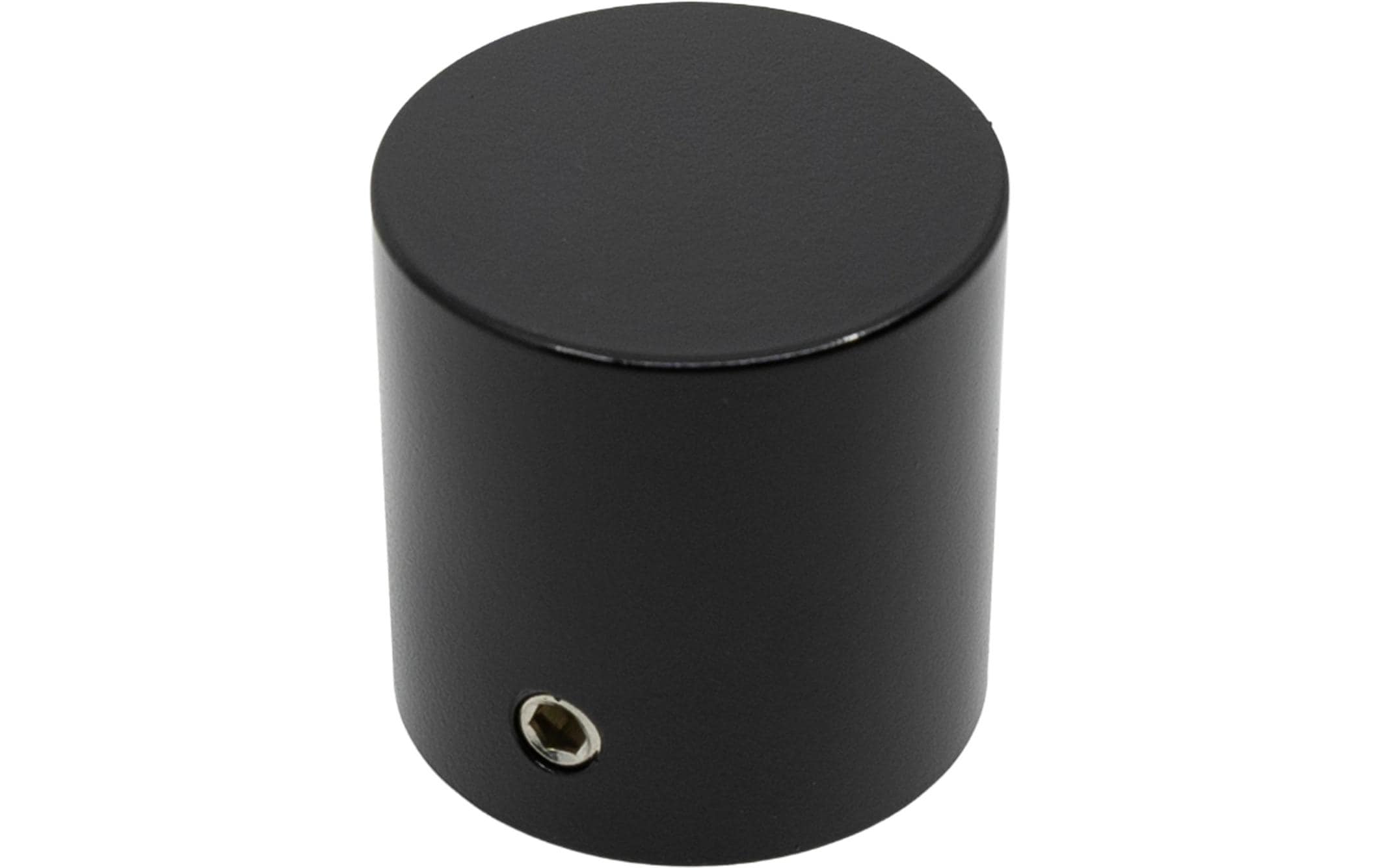 Meister Seilendkappe – Ø 30 mm, Metall, Schwarz
