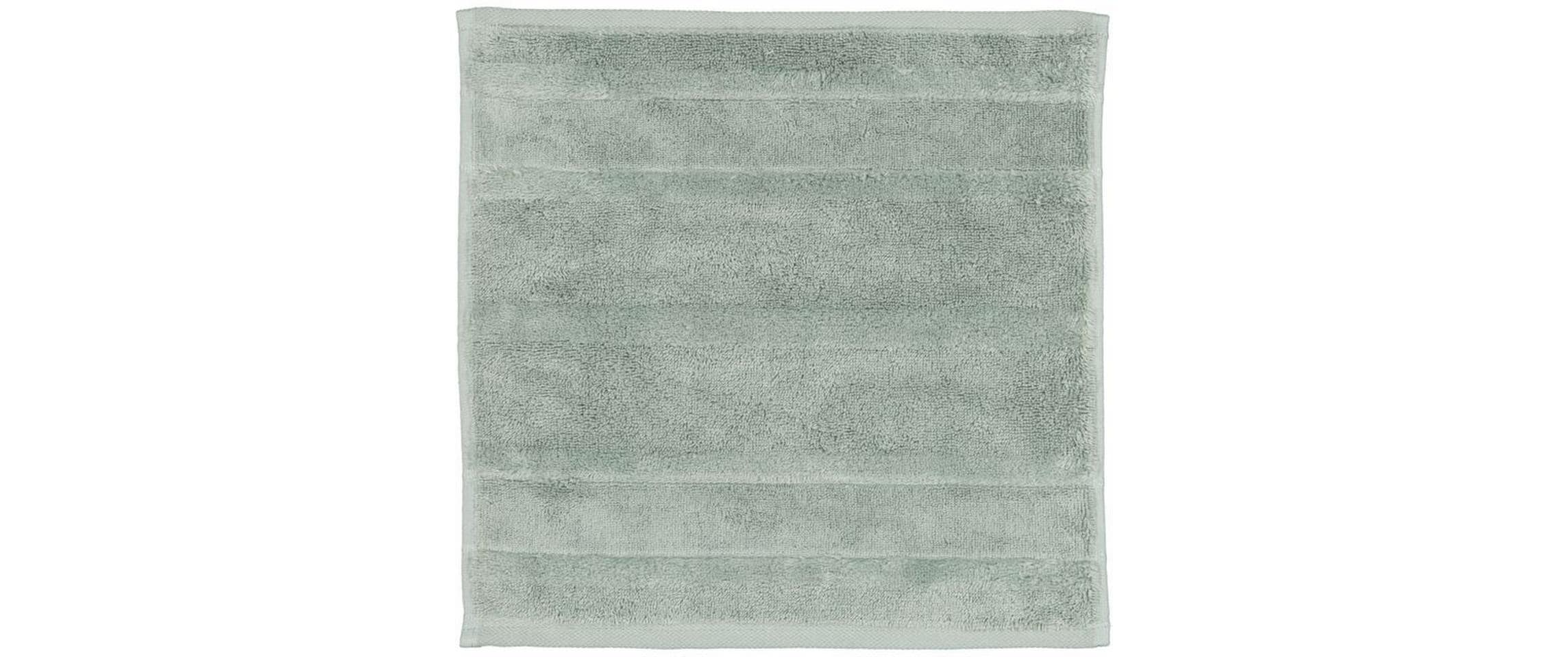 Cawö Waschlappen Noblesse – 30×30 cm, Baumwolle, Grün
