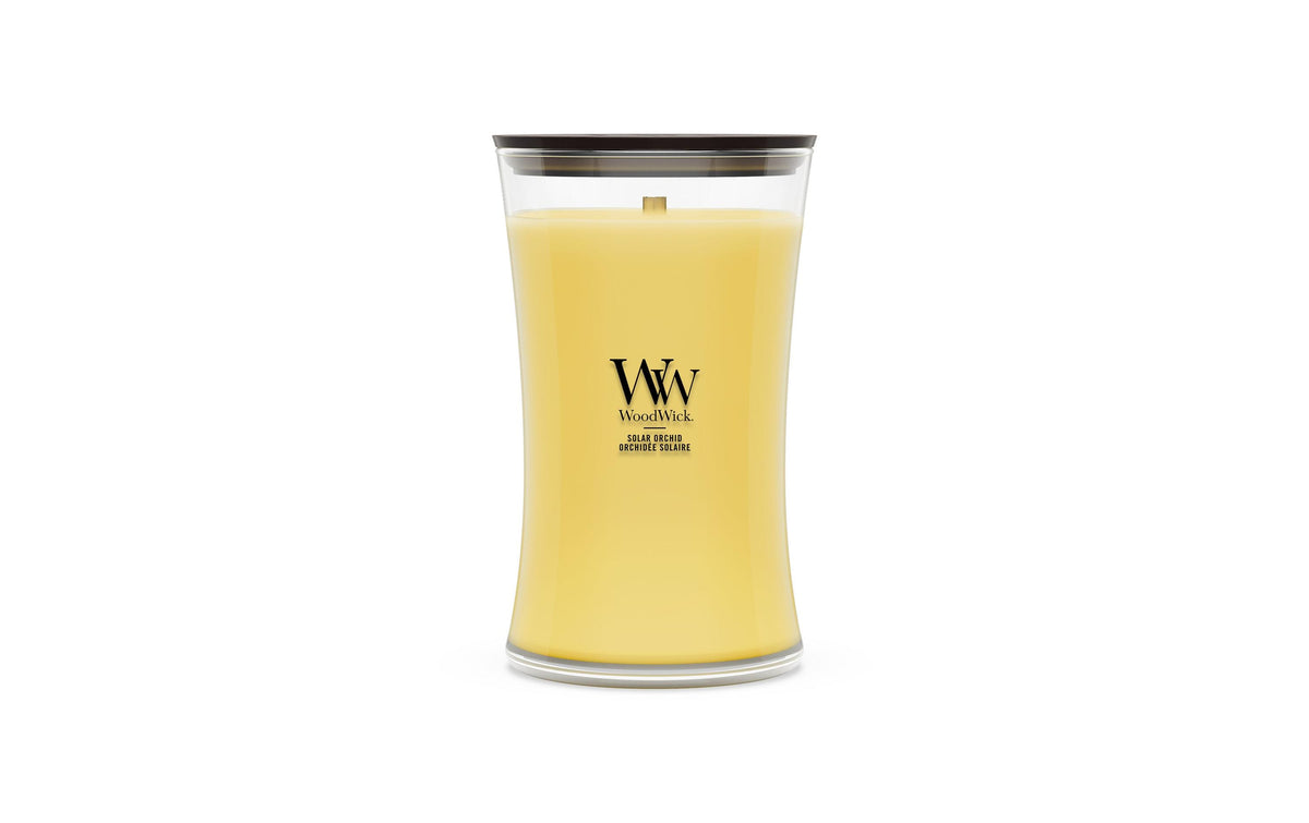 WoodWick Duftkerze – Solar Orchid – Ø 10,2 × 17,8 cm