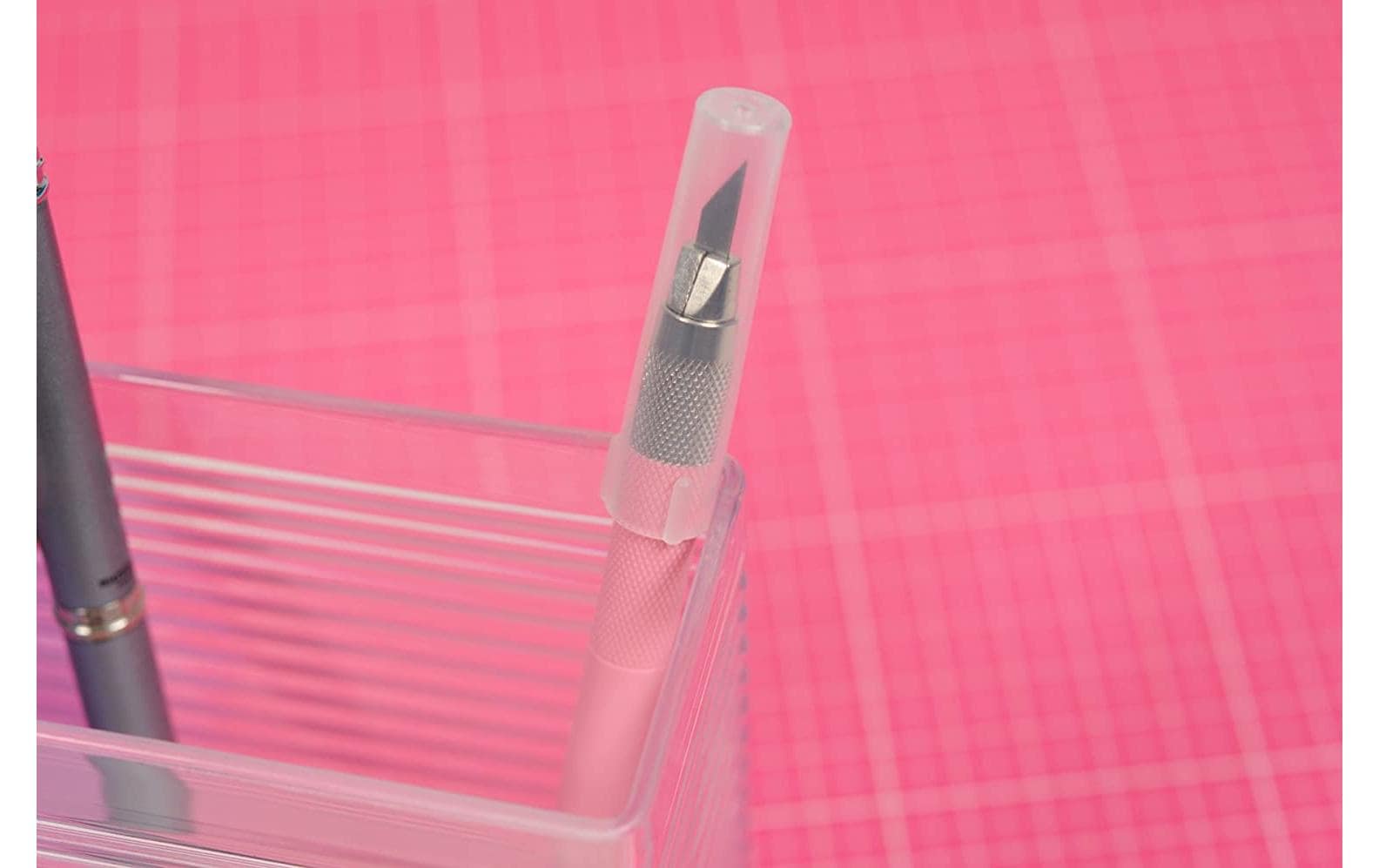 NT Cutter D-401P – Abbrechmesser 9 mm, Kunstharz, Pink