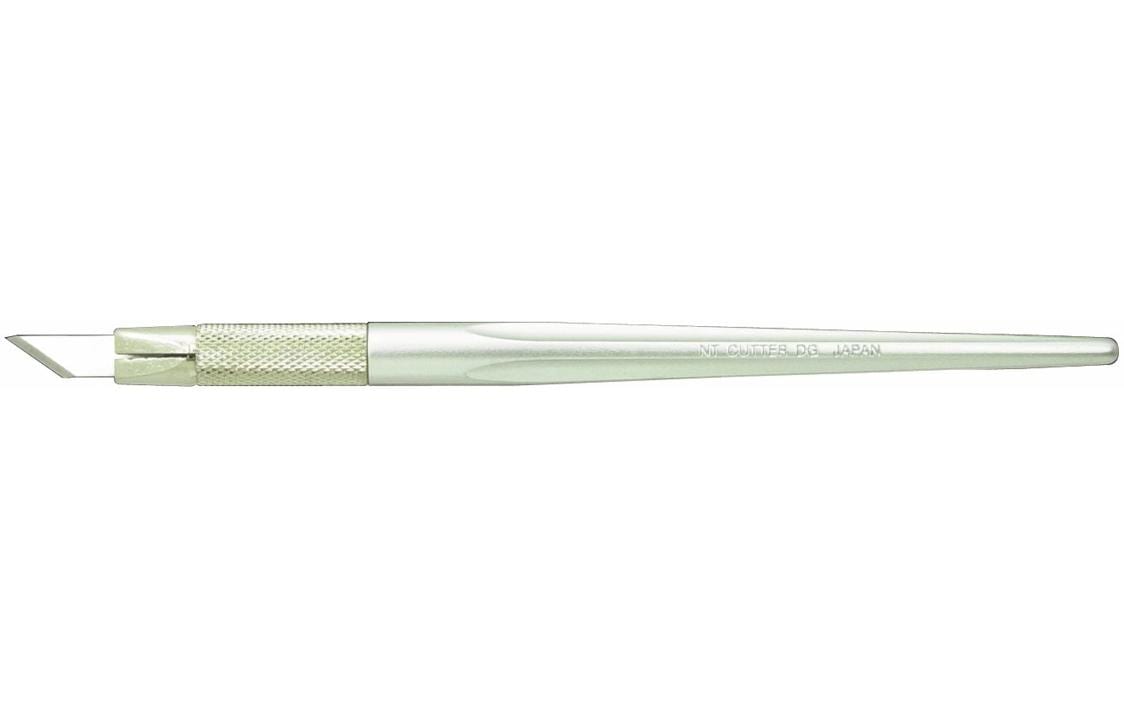 NT Cutter D-400 GP – Abbrechmesser, 9 mm, Spitzwinkelklinge, Silber