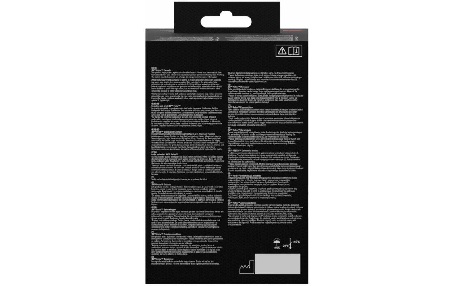 3M Optime I H510P3E Kapselgehörschutz – SNR 26 dB – Gelb/Schwarz