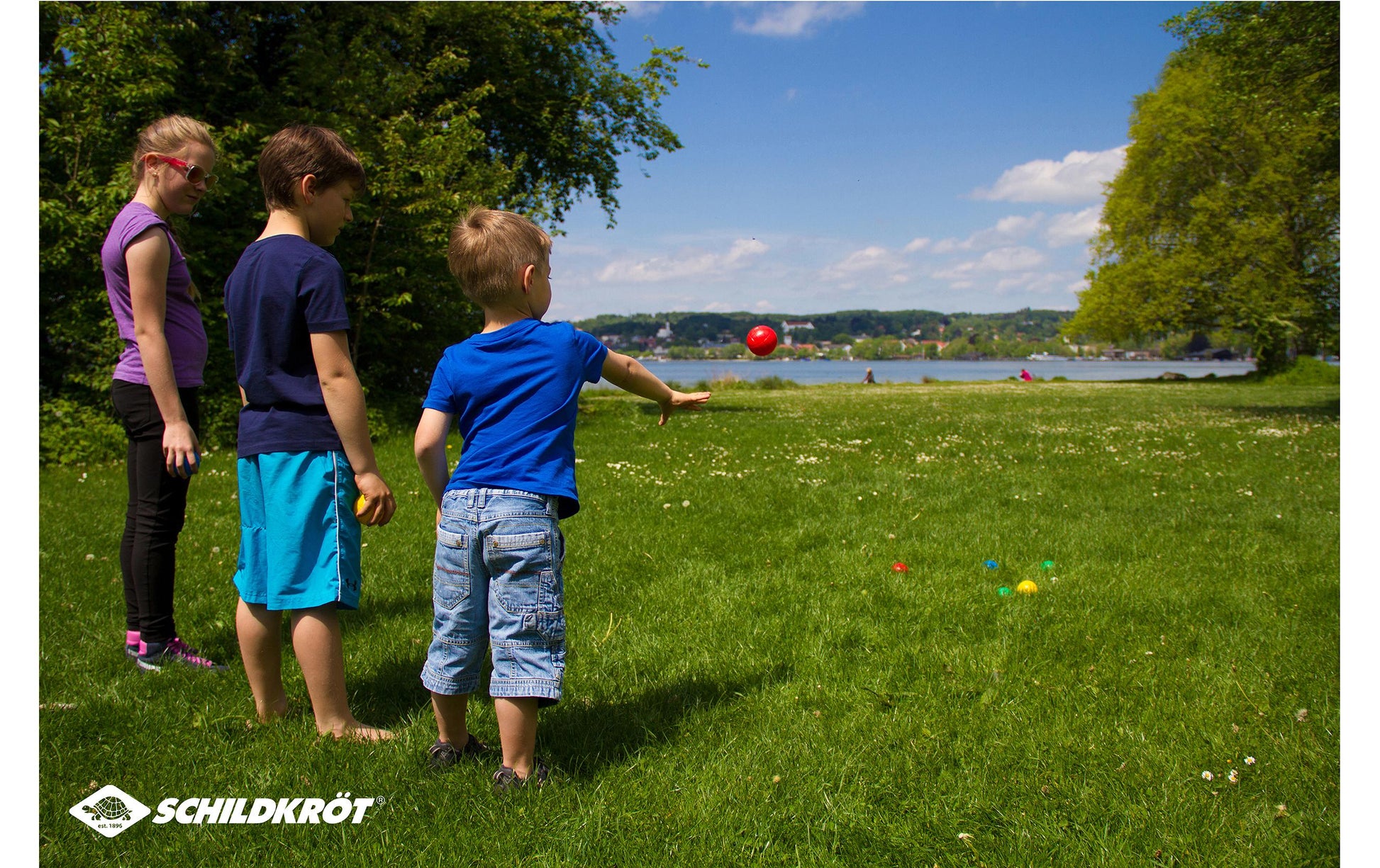 Schildkröt Funsports Boccia-Set – Ø 7,25 cm – 8 Stück – ab 5 J. – Kunststoff – mehrfarbig