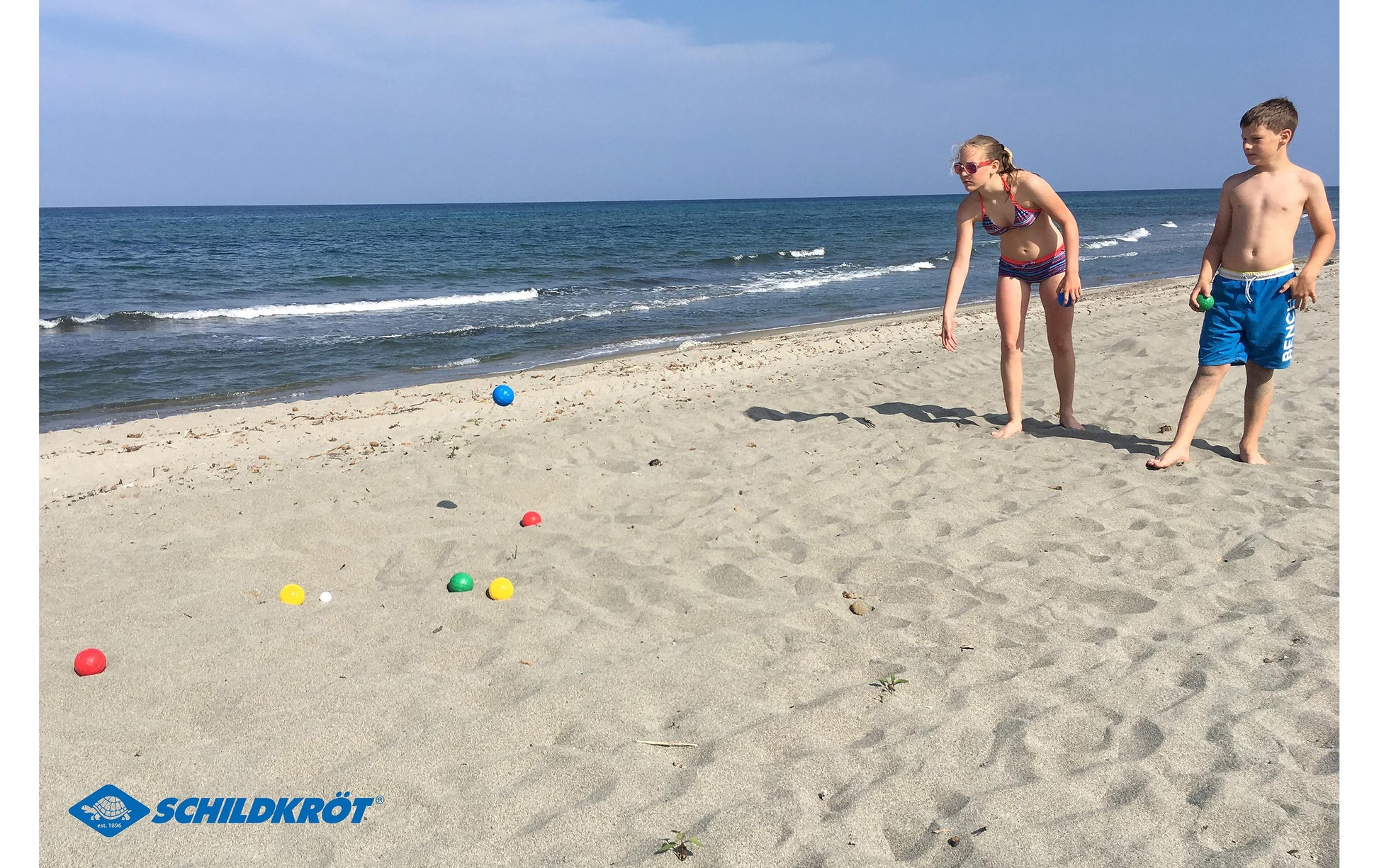 Schildkröt Funsports Boccia-Set – Ø 7,25 cm – 8 Stück – ab 5 J. – Kunststoff – mehrfarbig