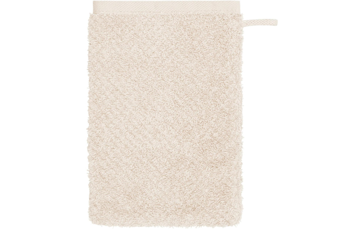 Cawö Waschhandschuh – 16 × 22 cm, Beige, Baumwolle, OEKO-TEX