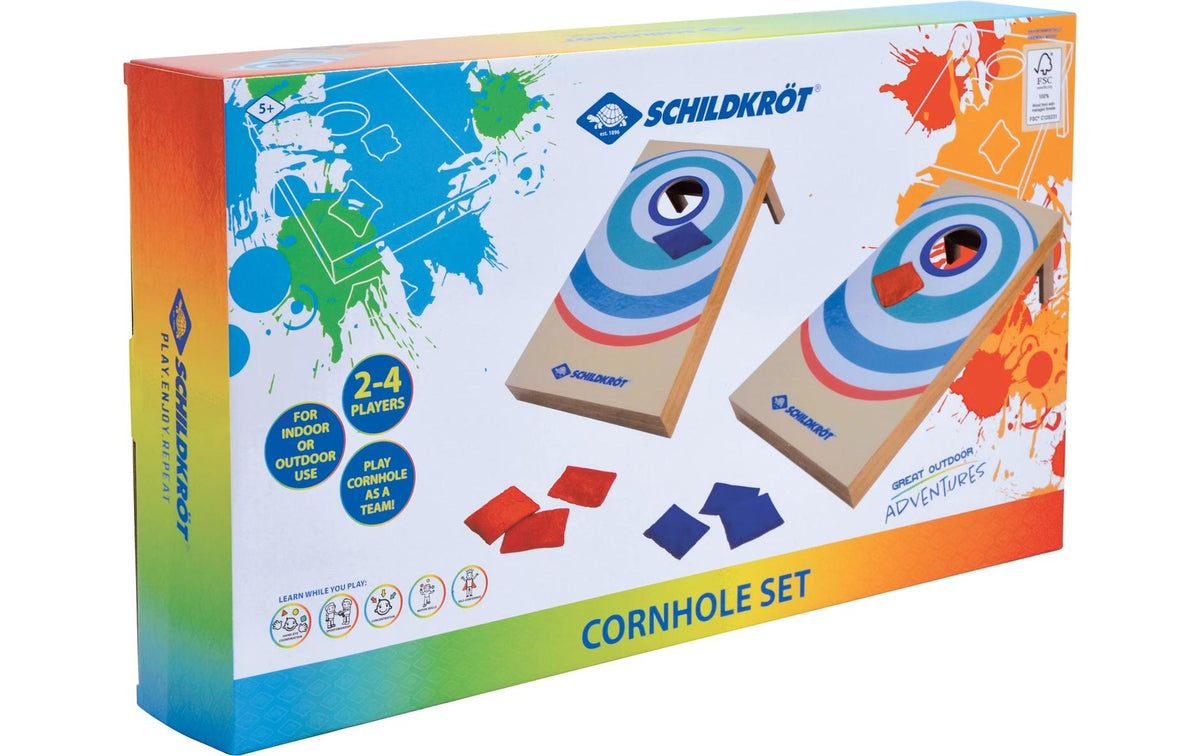 Schildkröt funsports Cornhole-Set – MDF, Sand, Textil, mehrfarbig – FSC – ab 5 Jahren