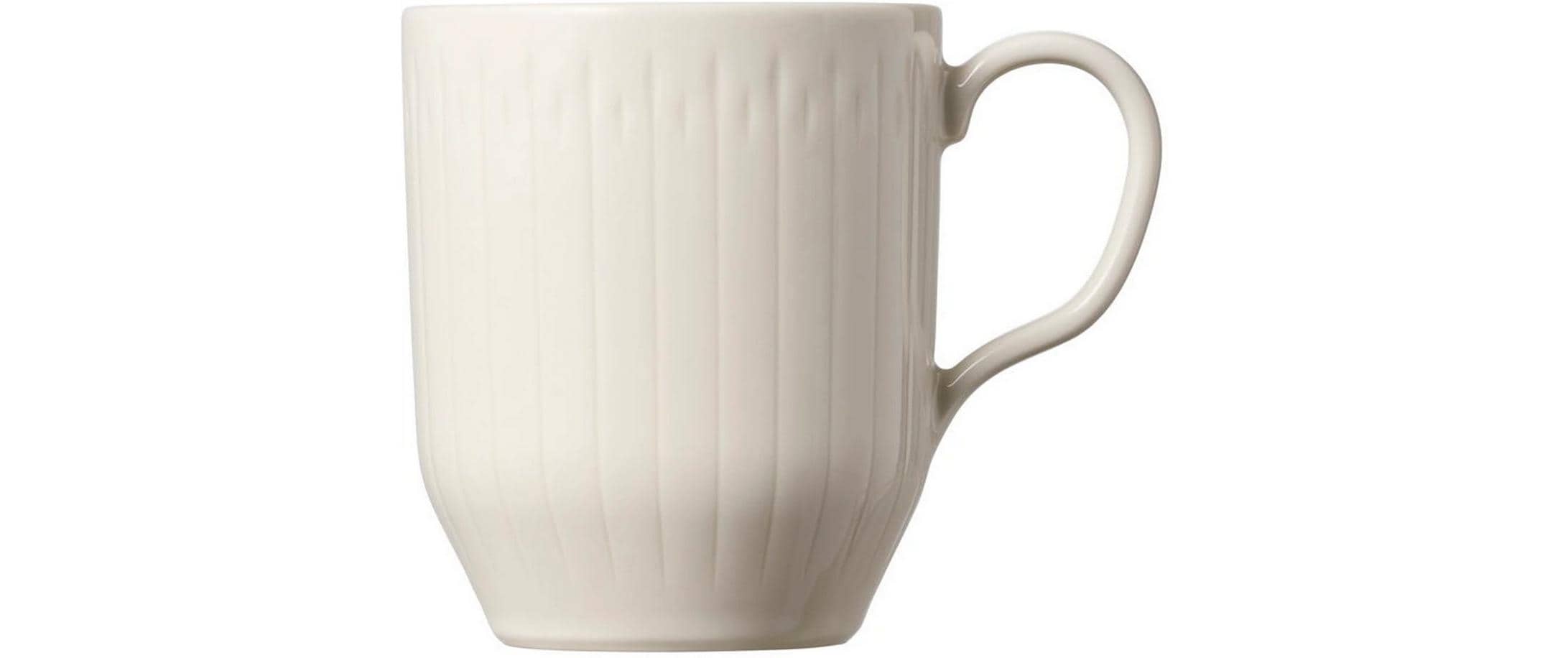 Coast Tasse – 4er Set, 300 ml, 11,3 × 8,0 × 9,5 cm, Porzellan, Weiss, spülmaschinenfest, mikrowellengeeignet