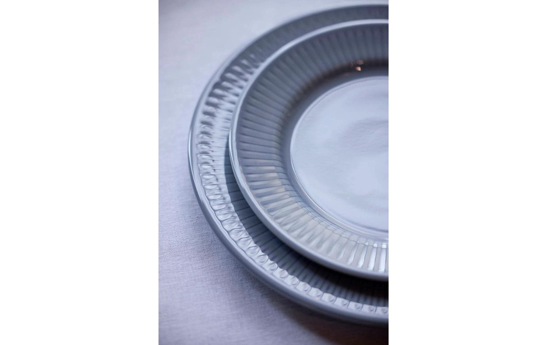 Coast Speiseteller – 4er Set, Ø 27,0 cm, Porzellan, Hellblau, spülmaschinenfest, mikrowellengeeignet