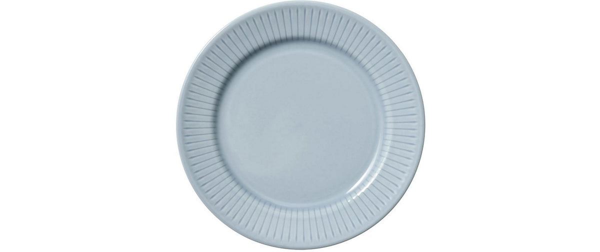 Coast Teller Horizon – 4er Set, Ø 22 cm, Porzellan, Hellblau, spülmaschinenfest, mikrowellengeeignet