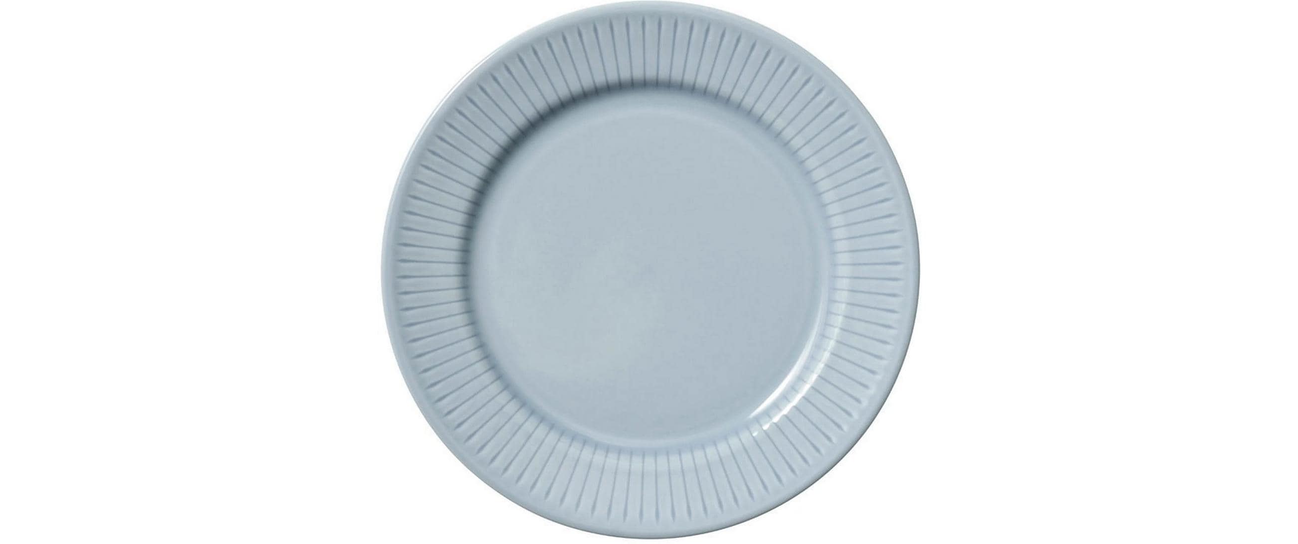 Coast Teller Horizon – 4er Set, Ø 22 cm, Porzellan, Hellblau, spülmaschinenfest, mikrowellengeeignet