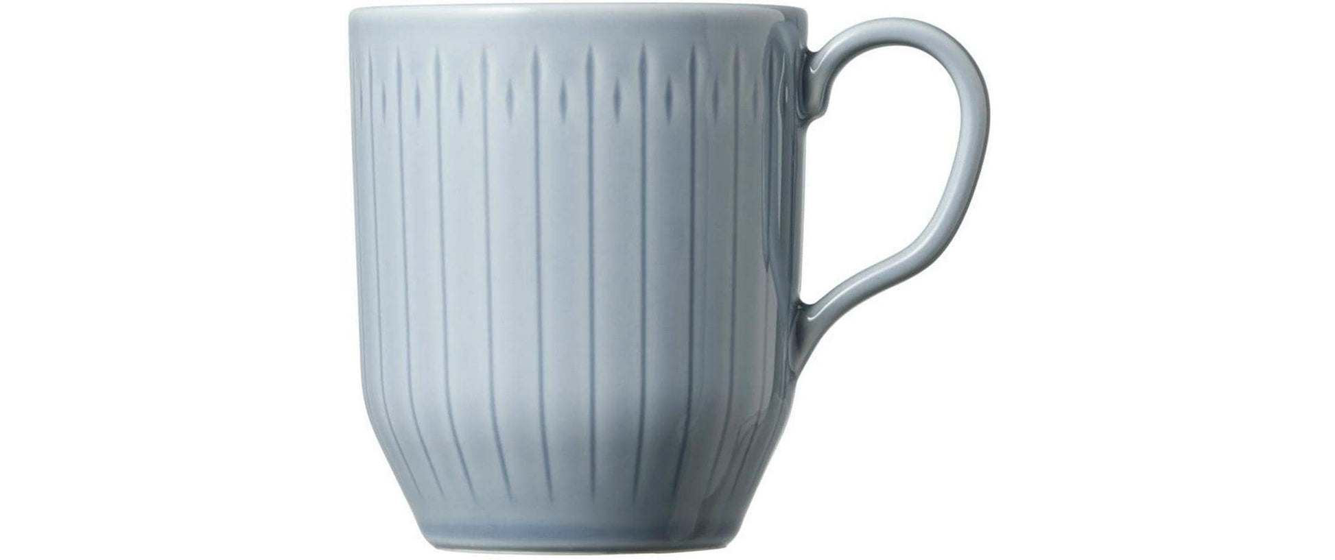 Coast Horizon Tassen – 4er Set, 300 ml, Porzellan, Hellblau, spülmaschinenfest, mikrowellengeeignet