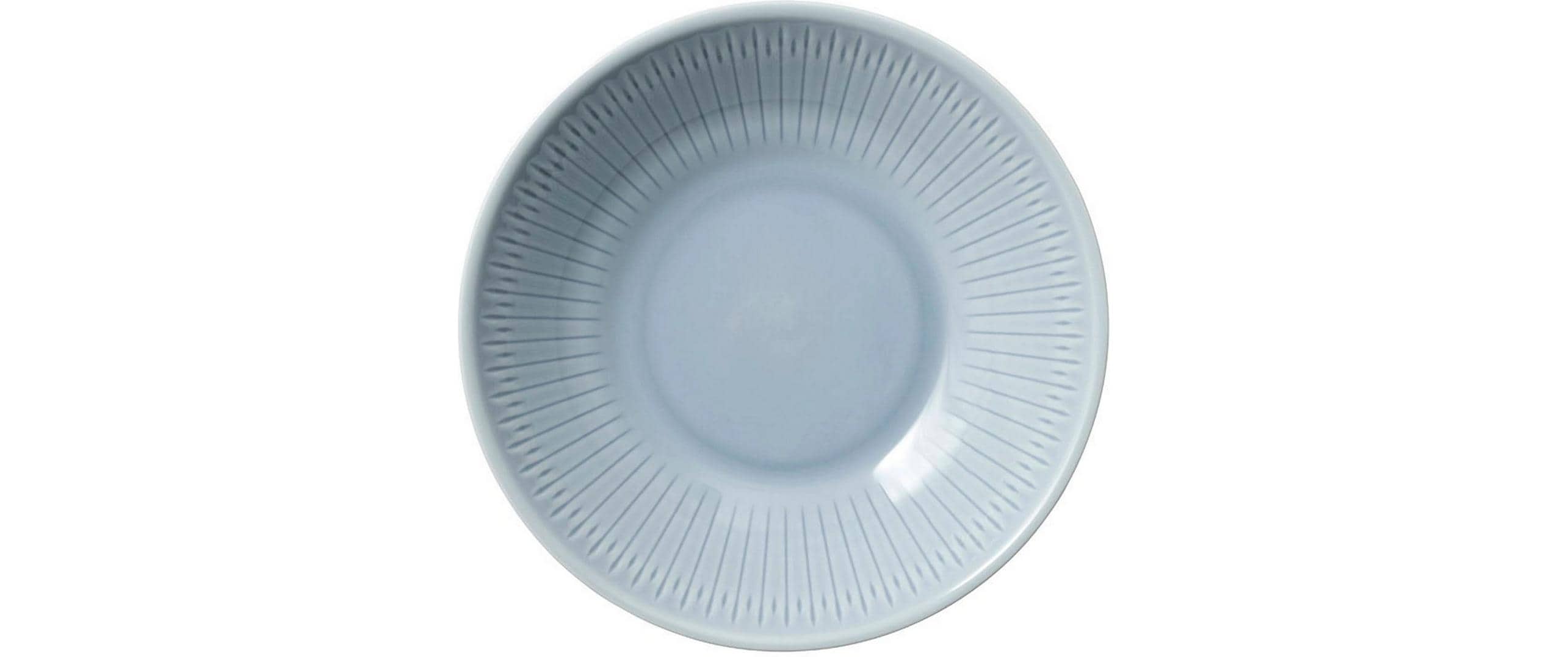 Coast Suppen- & Pastateller – 4er Set, Ø 21 cm, Porzellan, Hellblau, spülmaschinenfest, mikrowellengeeignet