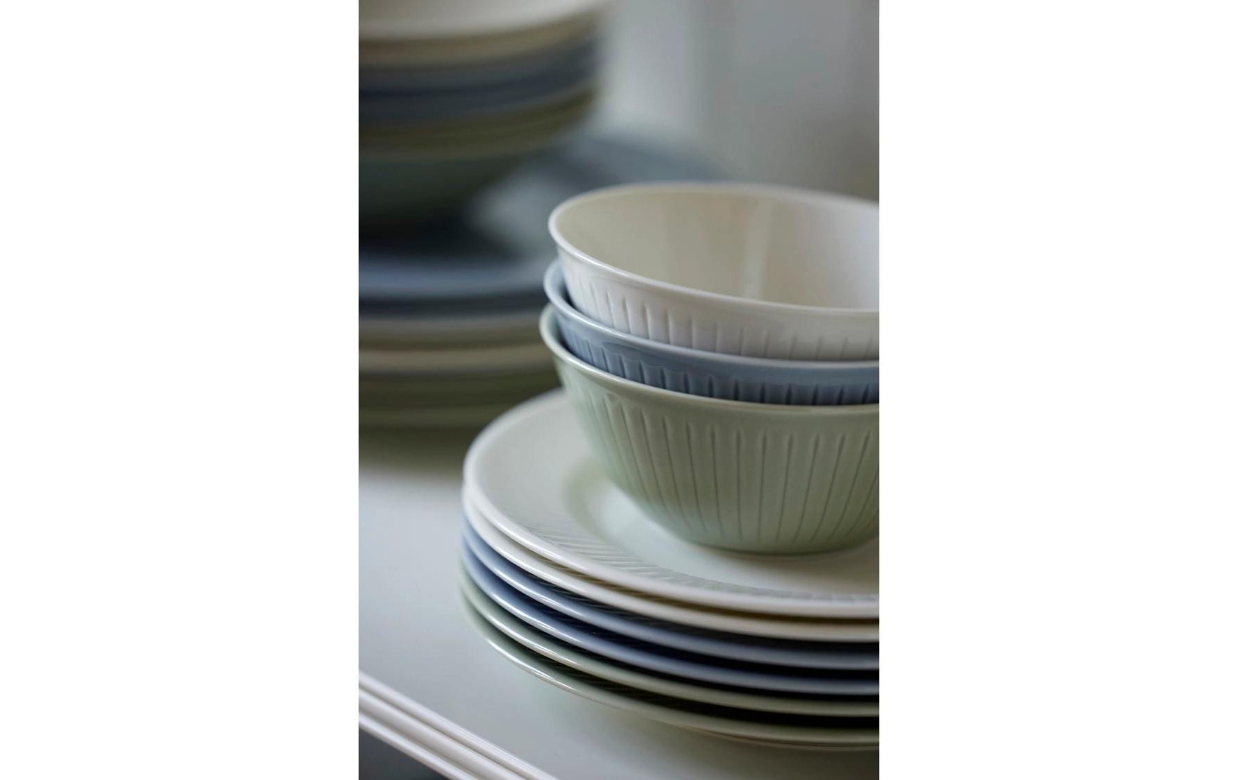 Coast Schüssel – 4er Set, Ø 14 cm, Porzellan, Weiss, spülmaschinenfest, mikrowellengeeignet