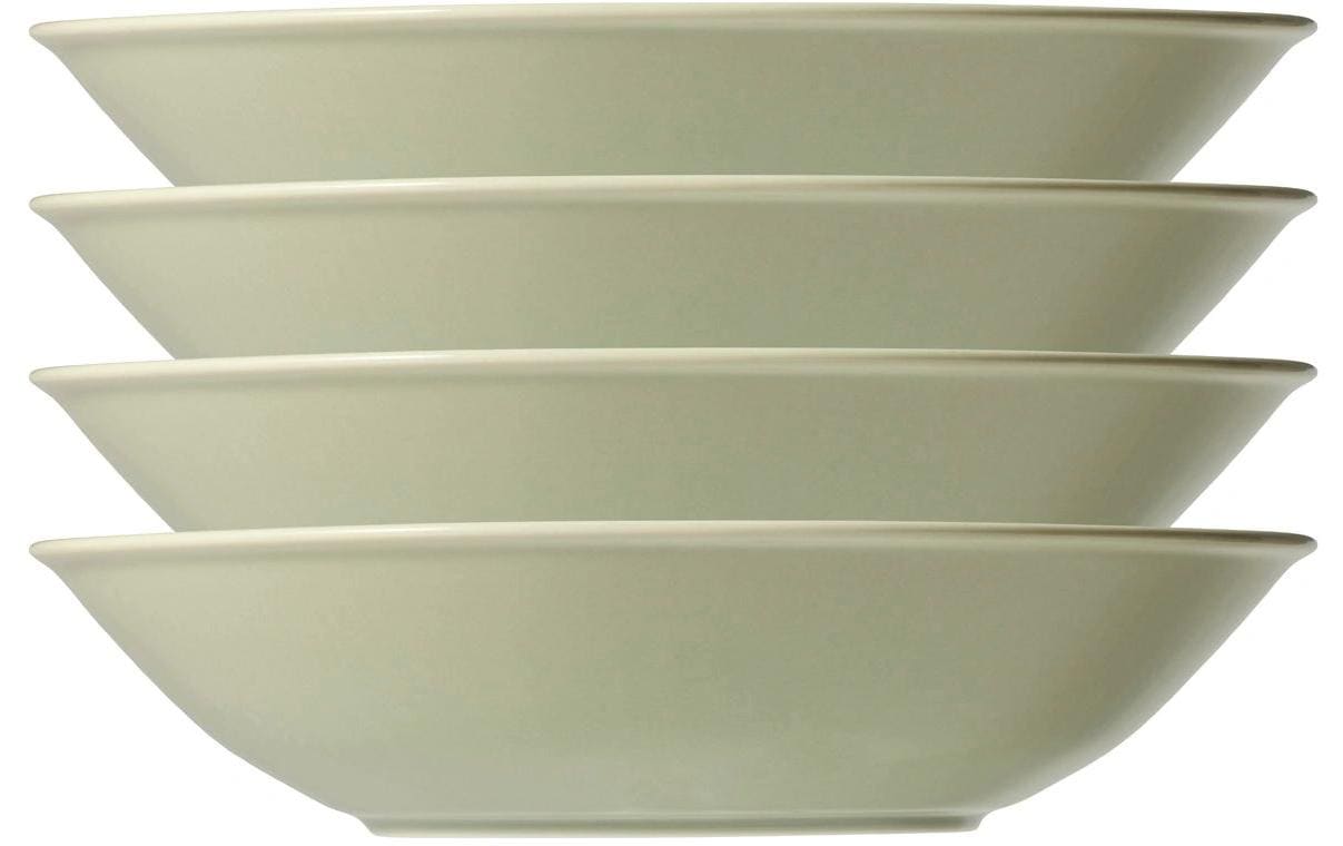 Coast Suppen- & Pastateller Horizion – 4er Set, Ø 21 cm, H 4,8 cm, Porzellan, spülmaschinenfest