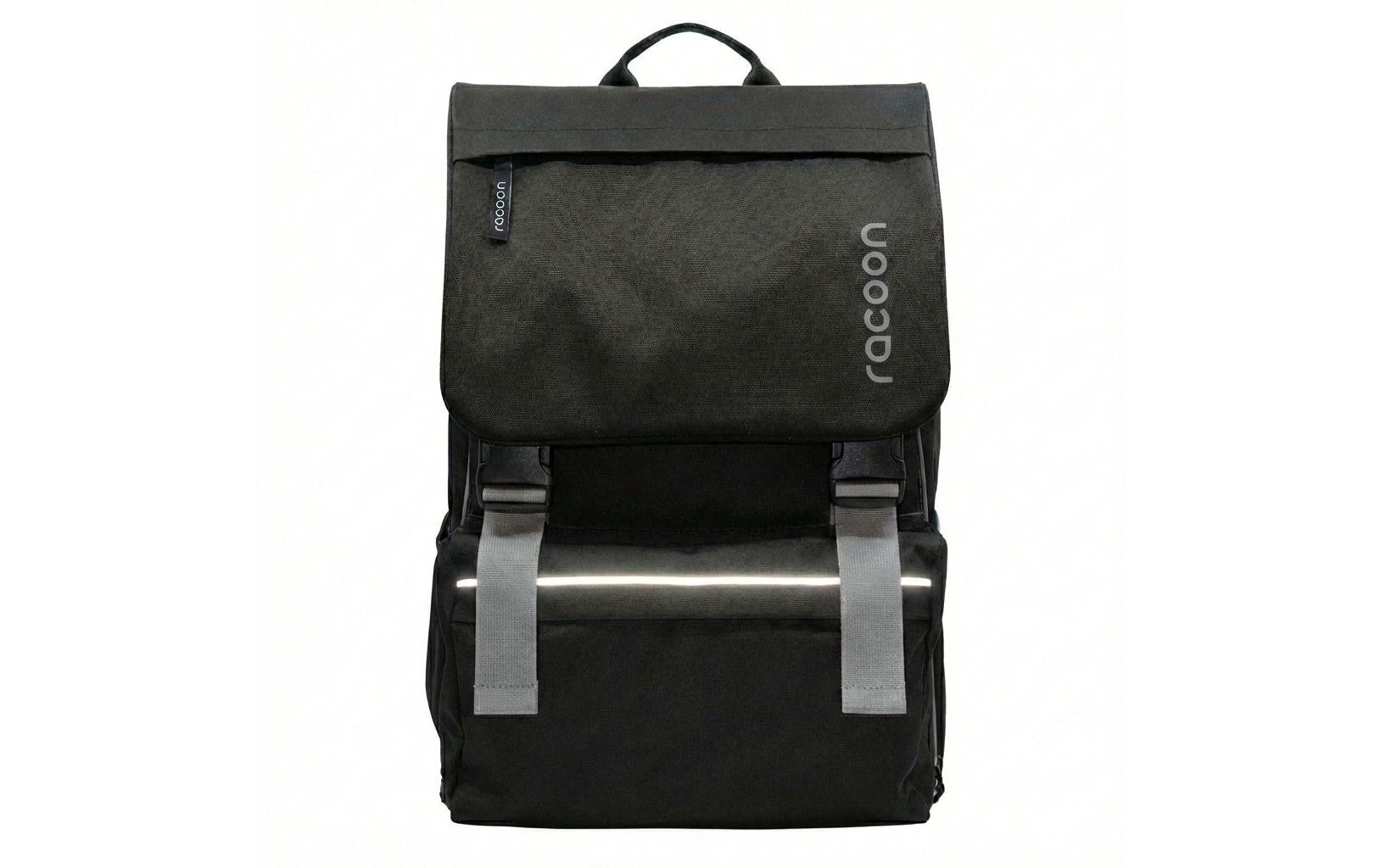 Racoon Schulrucksack THE ORIGINAL – 35 l, wasserabweisend, rPET-Polyester – Schwarz, 330 × 440 × 200 mm