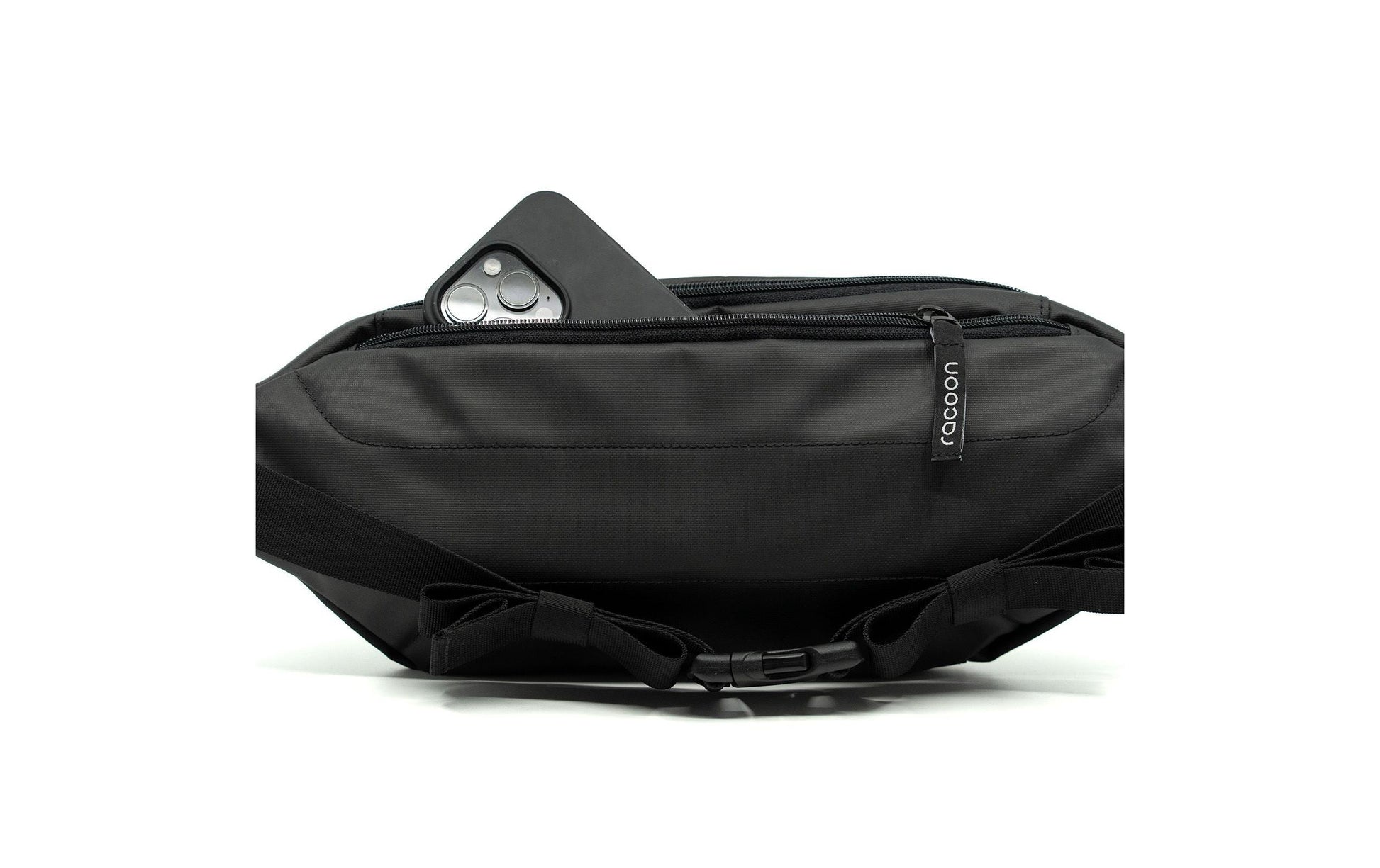 Racoon SHOULDERBAG XL 2.0 – Umhängetasche, 2,8 l, Polyester, Schwarz