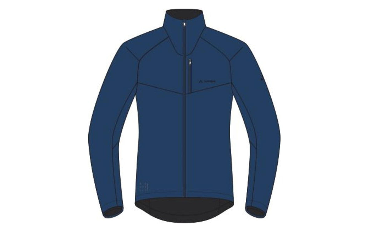 Vaude Regenjacke Posta II – S – Blau, Polyester (recycelt), wasserabweisend, winddicht
