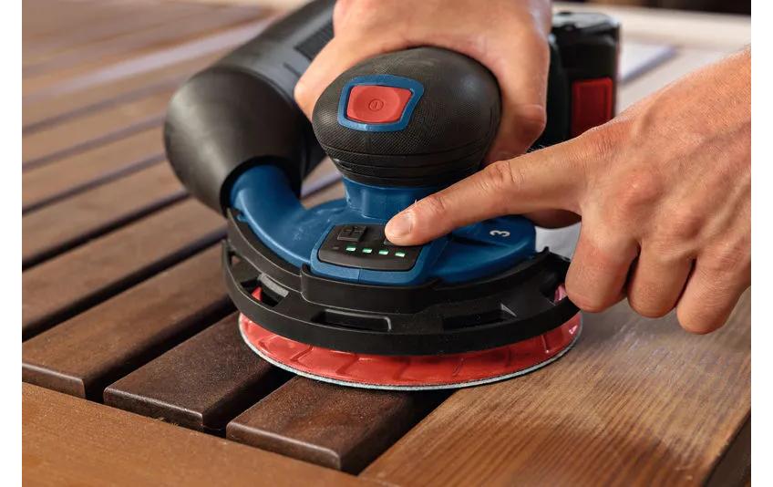 Bosch Professioneller GEX 18V-150-3 Akku-Exzenterschleifer, bürstenlos – 18 V – Ø 150 mm – Solo – AMPShare
