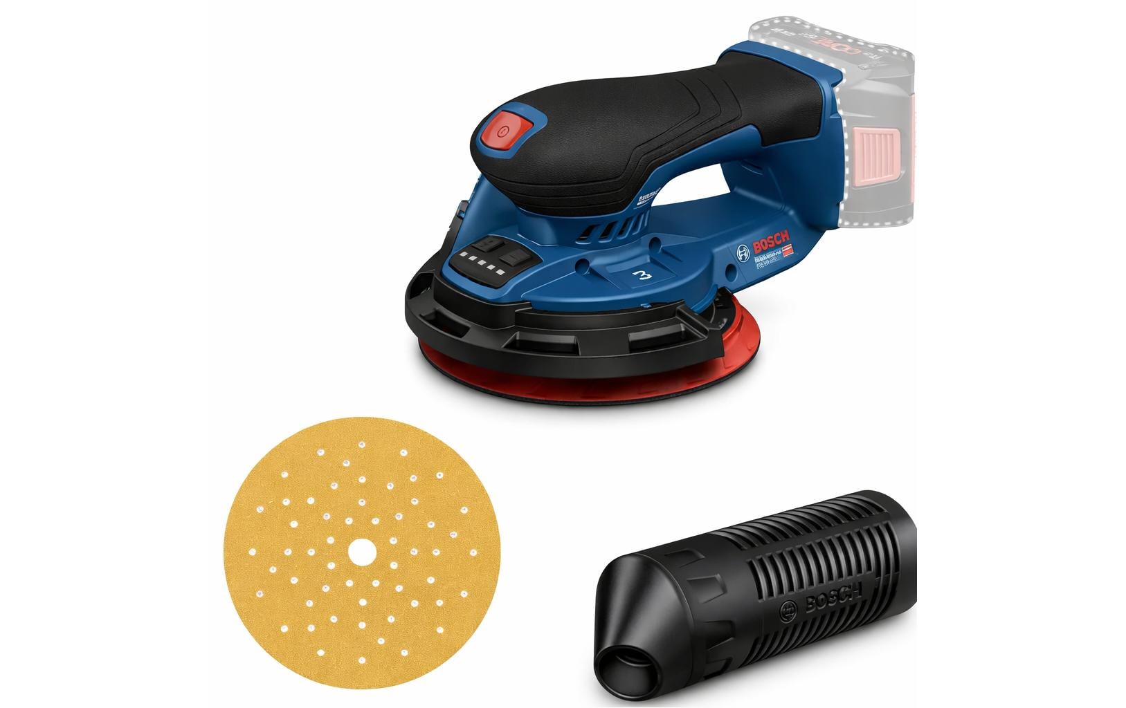 Bosch Professioneller GEX 18V-150-3 Akku-Exzenterschleifer, bürstenlos – 18 V – Ø 150 mm – Solo – AMPShare