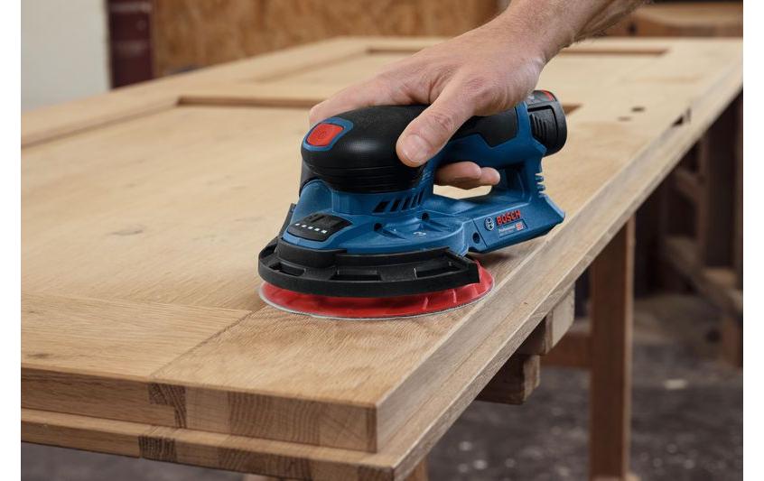 Bosch Professional GEX 12V-150-3 Akku-Exzenterschleifer – 12 V – Klettverschluss – Solo